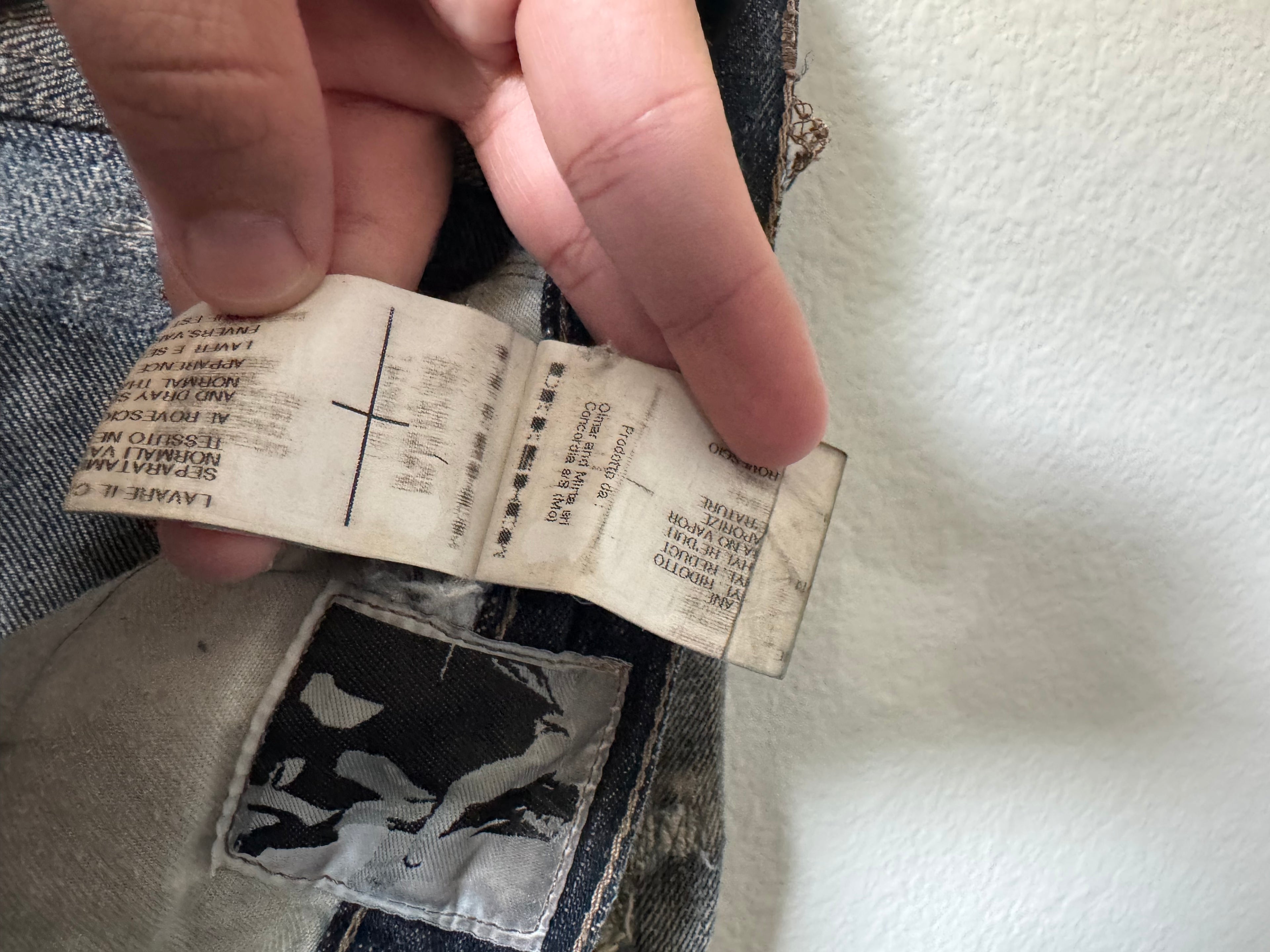 Rick Owens Olmar & Mirta Dust Wash Detroit Cut Denim 32