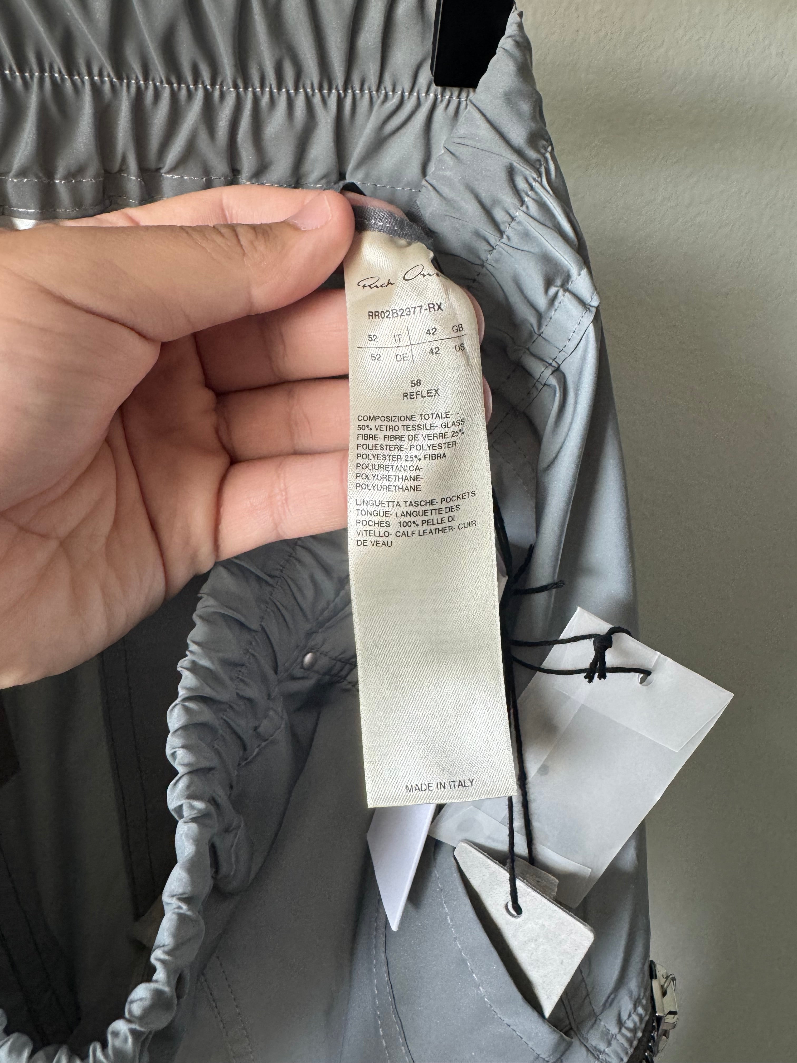 Rick Owens Reflex Bauhaus Cargos Reflective 34
