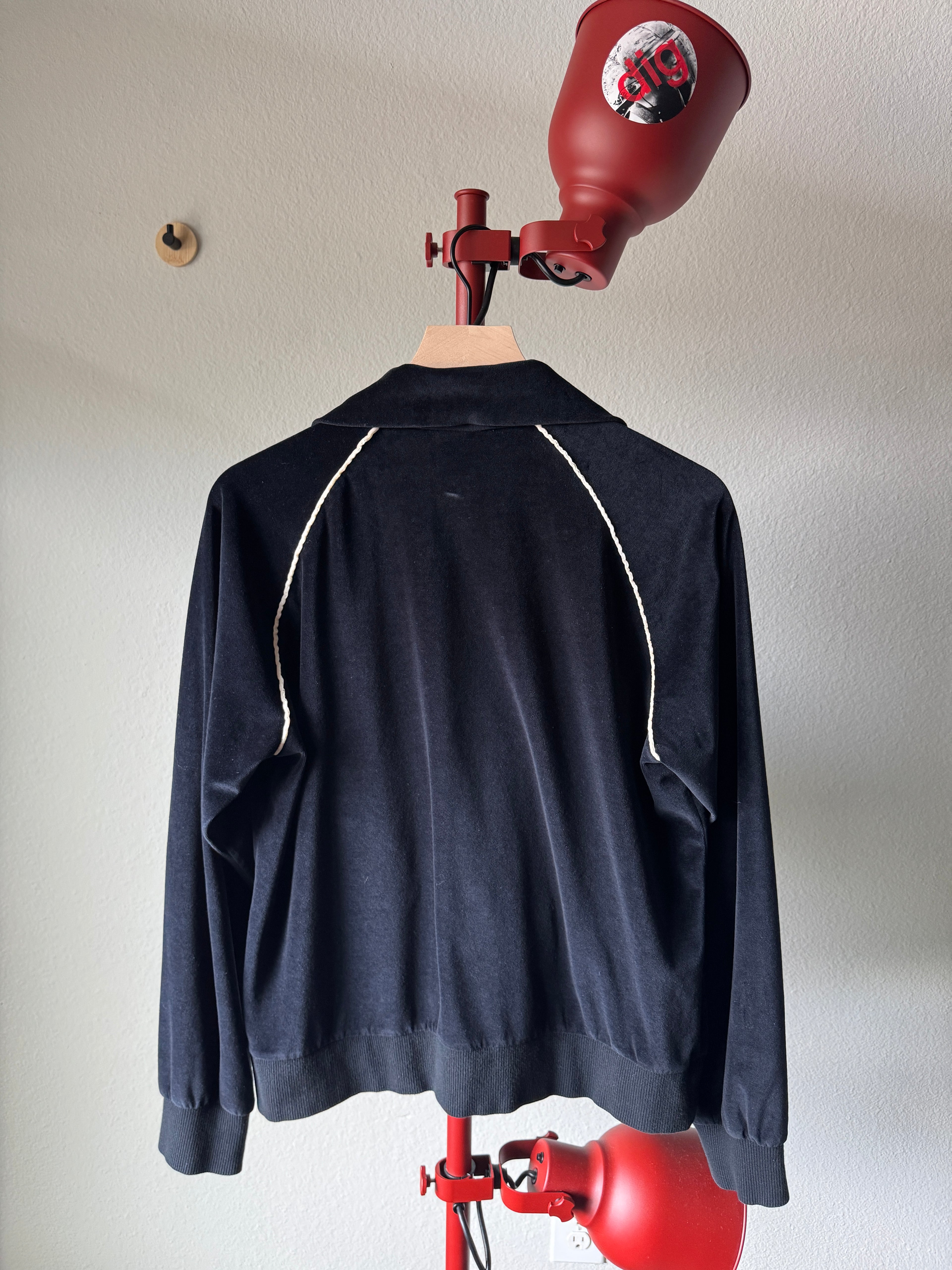 Number (N)ine SS04 Velour Double Skull Track Jacket 4