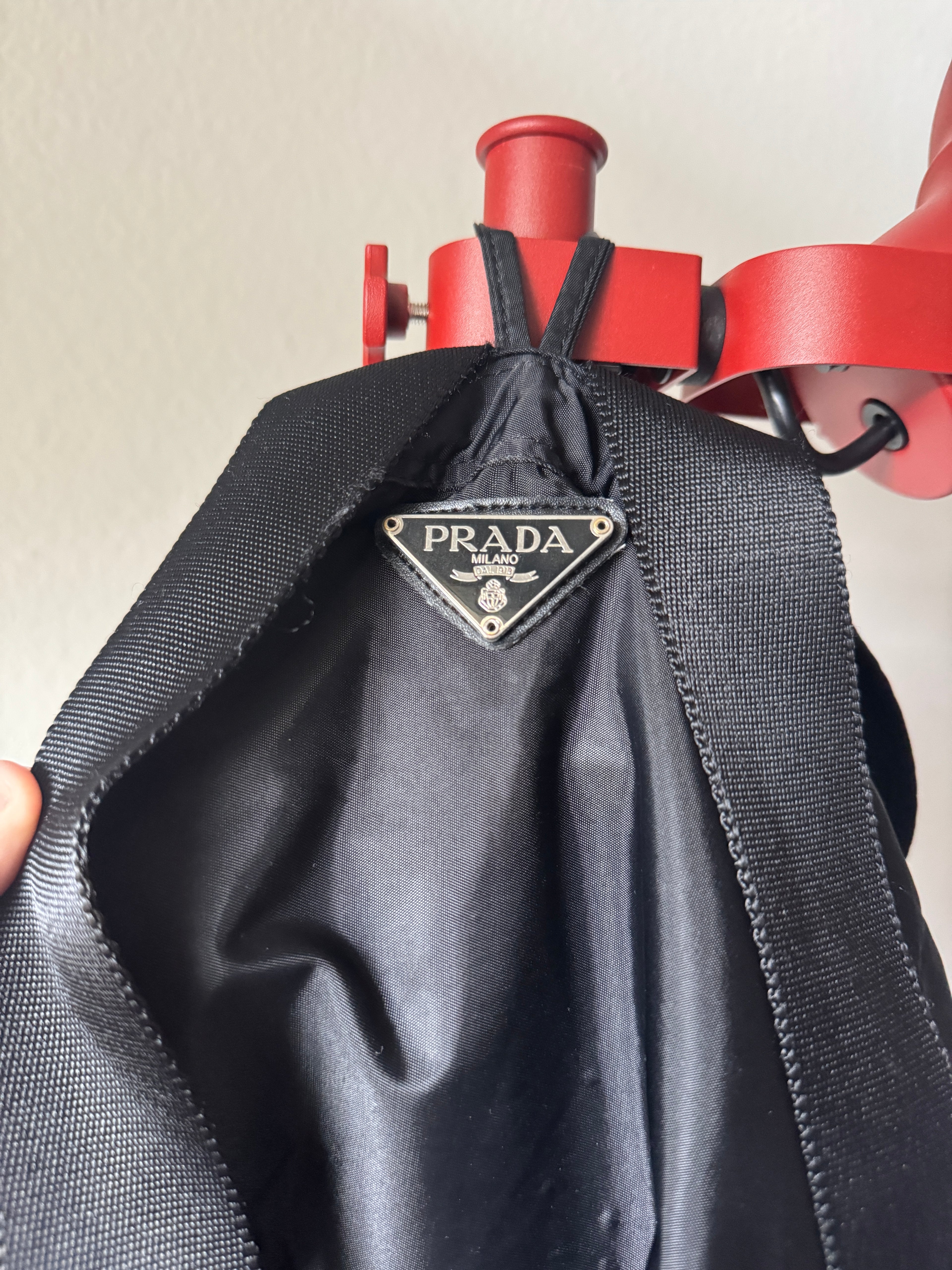 Prada Nylon Black Backpack