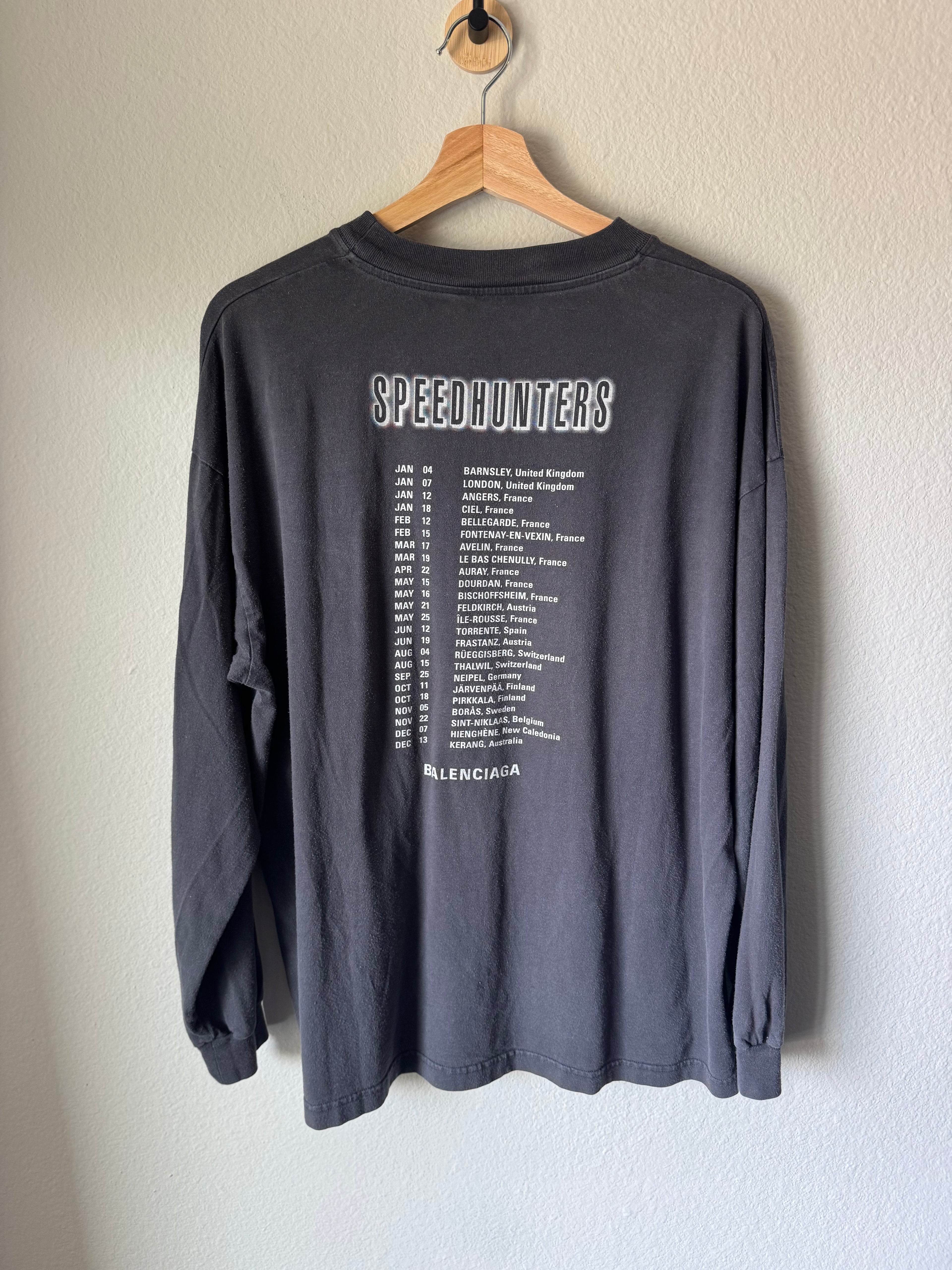 Balenciaga Speedhunters Long Sleeve Tee