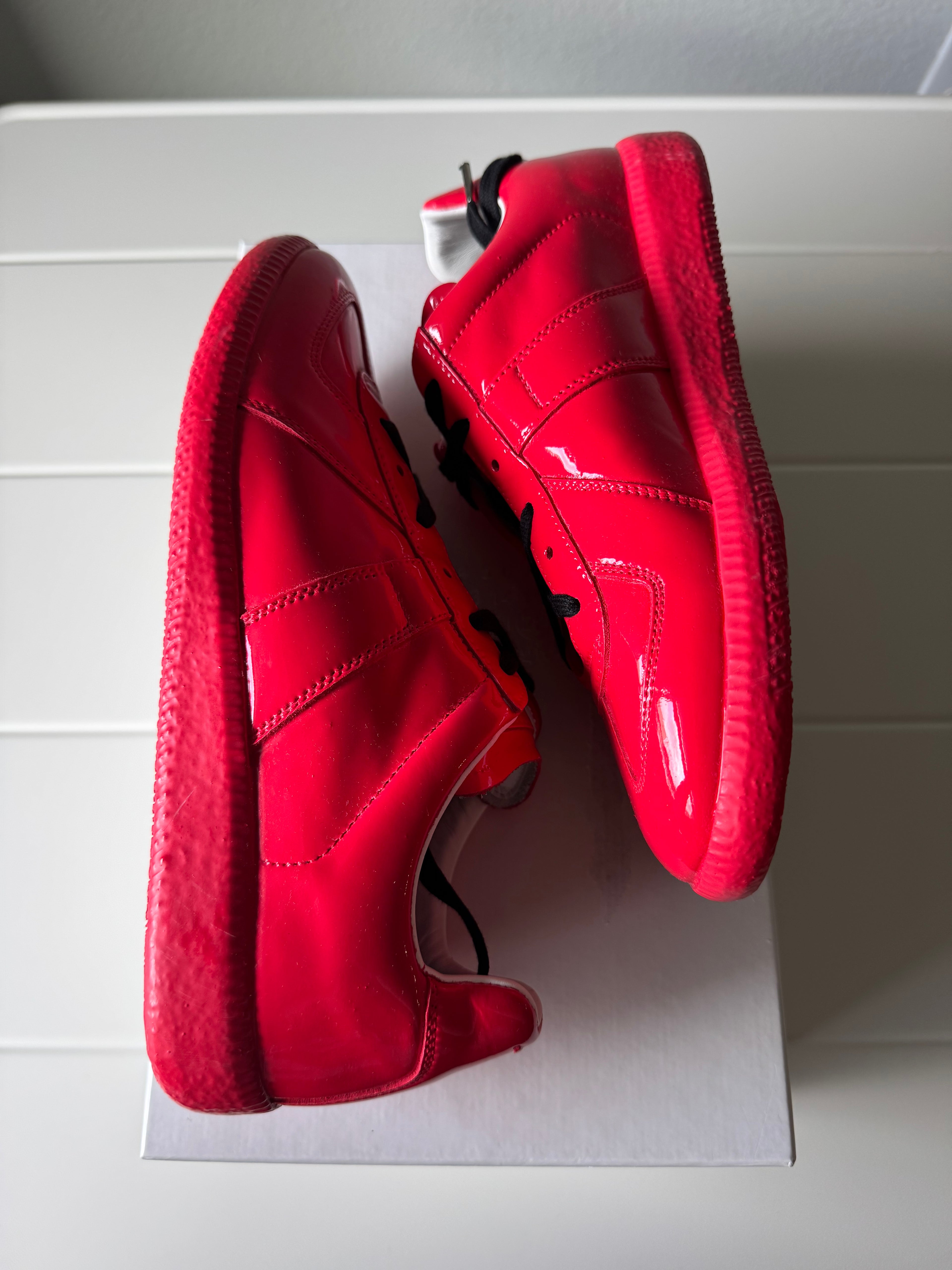 Maison Margiela Women’s Patent Rubber Red Gats 37/7