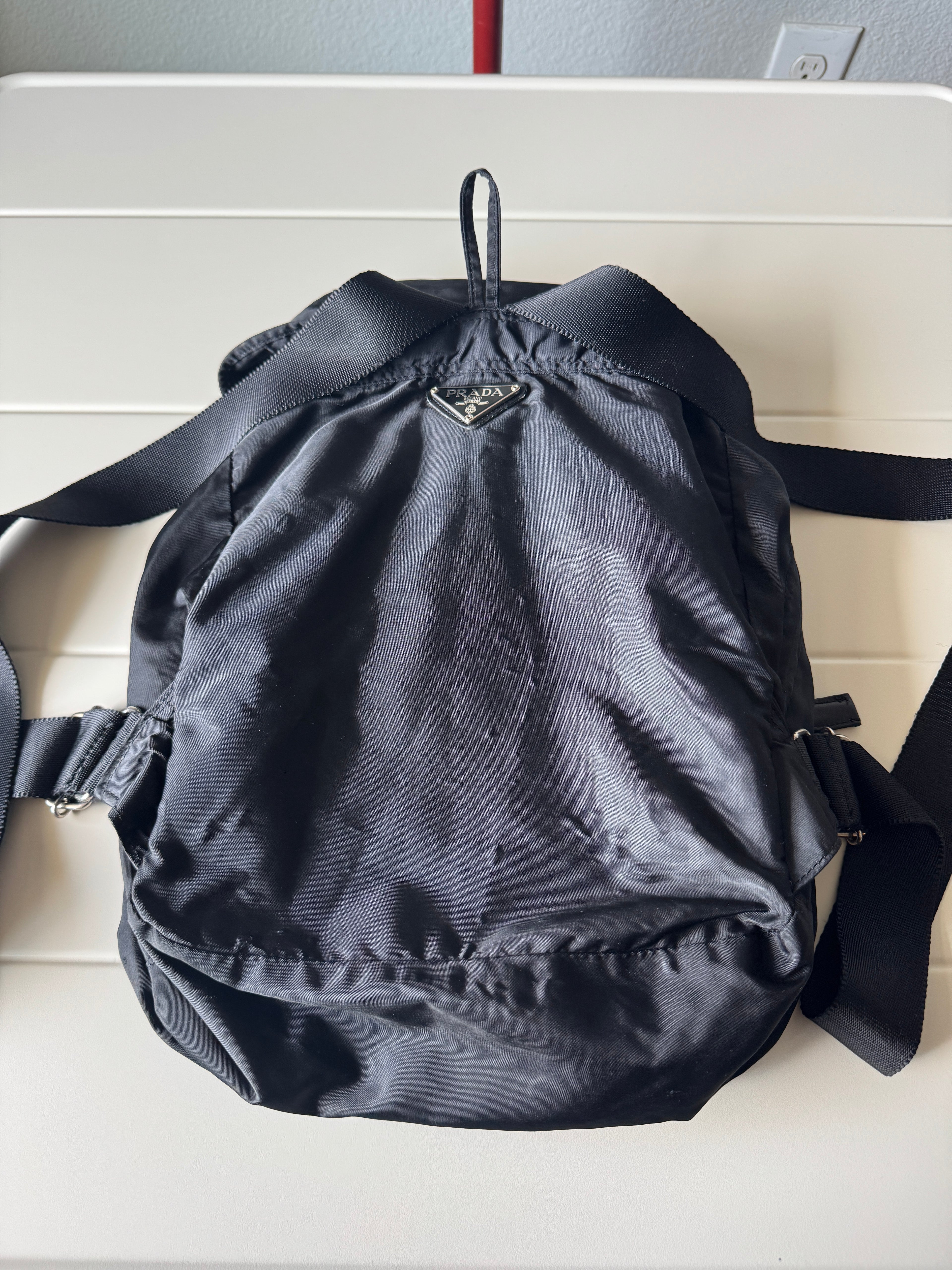 Prada Nylon Black Backpack