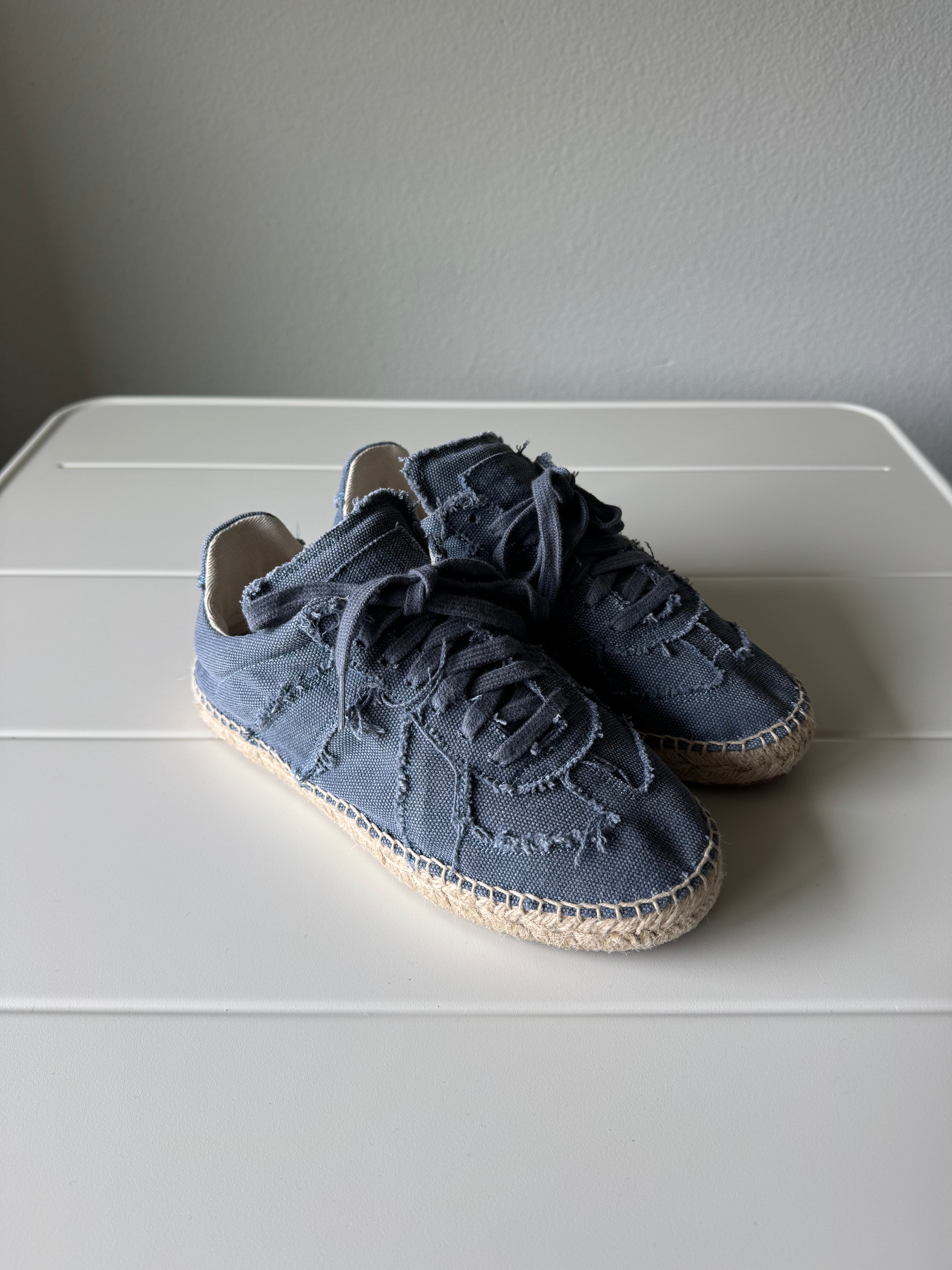 Maison Matgiela Women’s Espadrille Gats Blue Sneakers 37