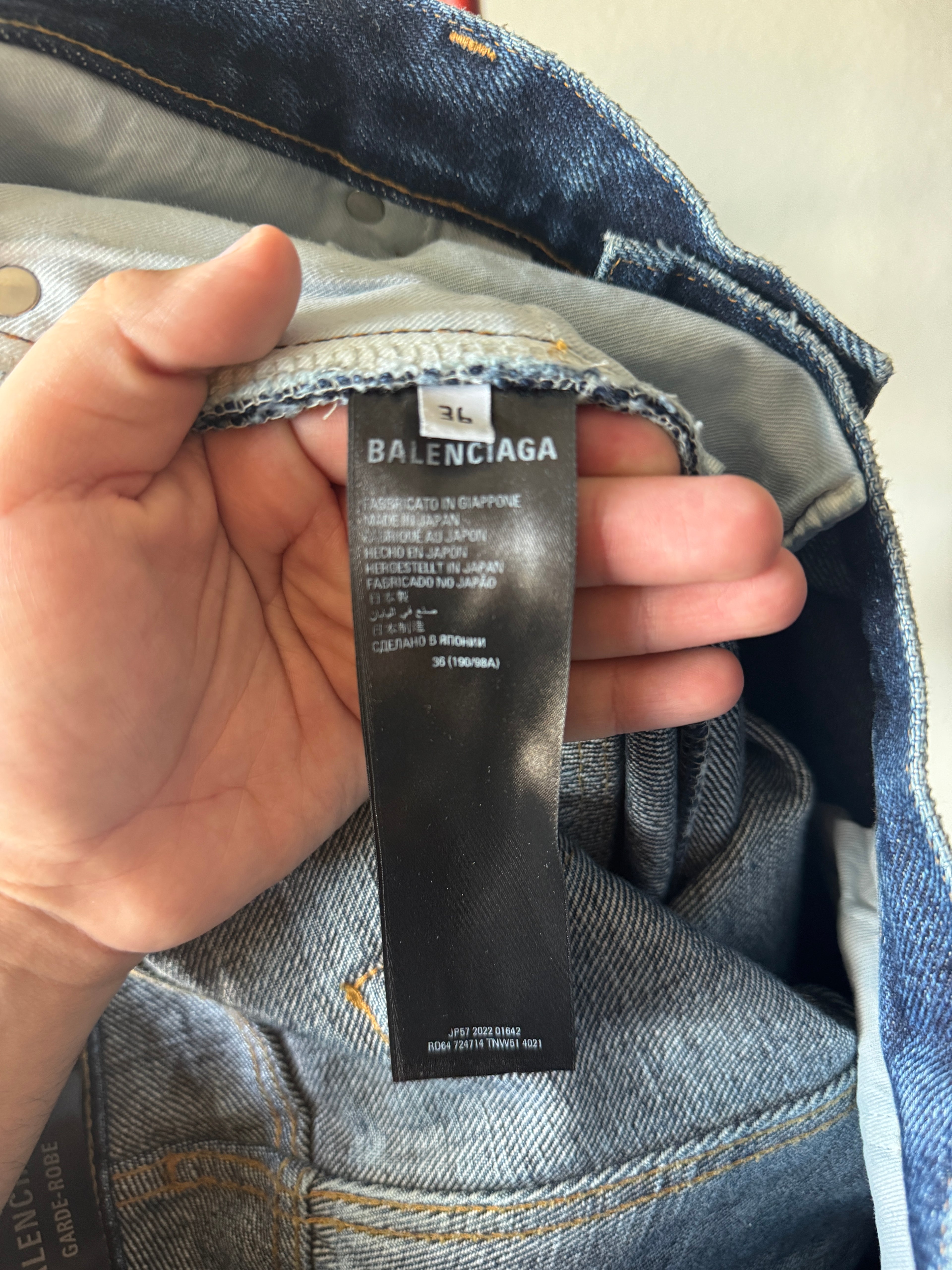 Balenciaga Garde Robe Denim 36