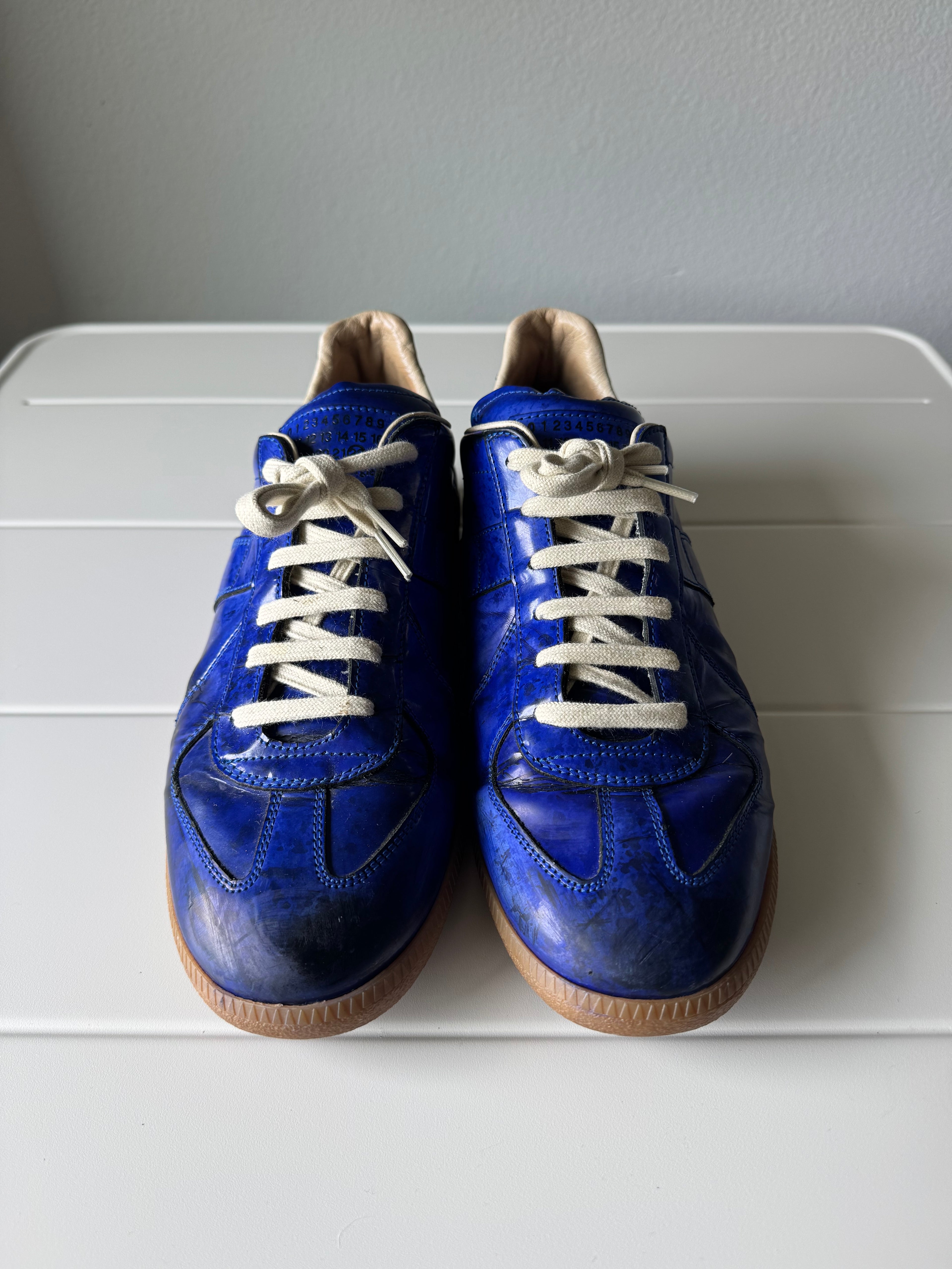Maison Margiela Patent Blue Gats 45/12