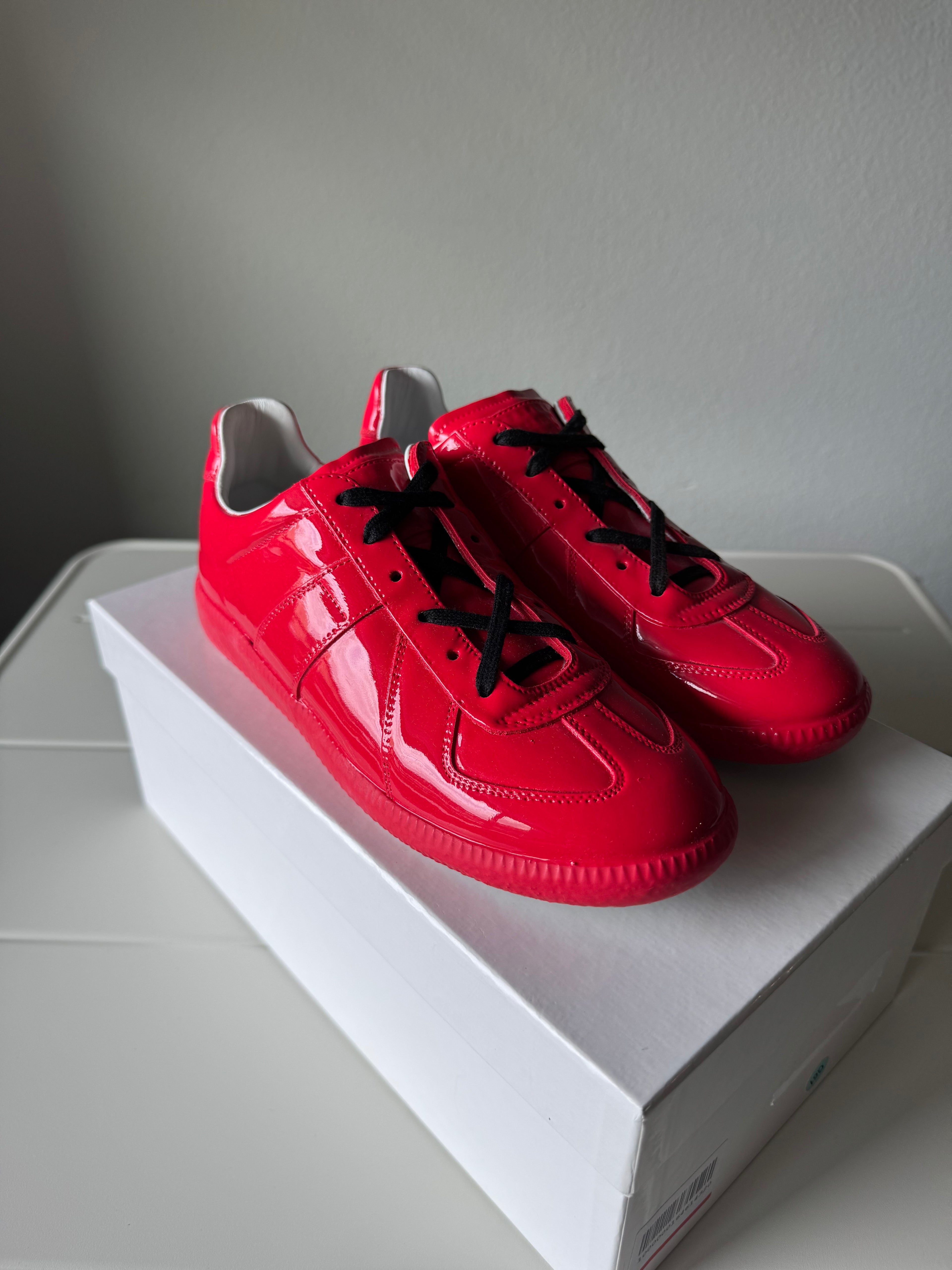 Maison Margiela Women’s Patent Rubber Red Gats 37/7