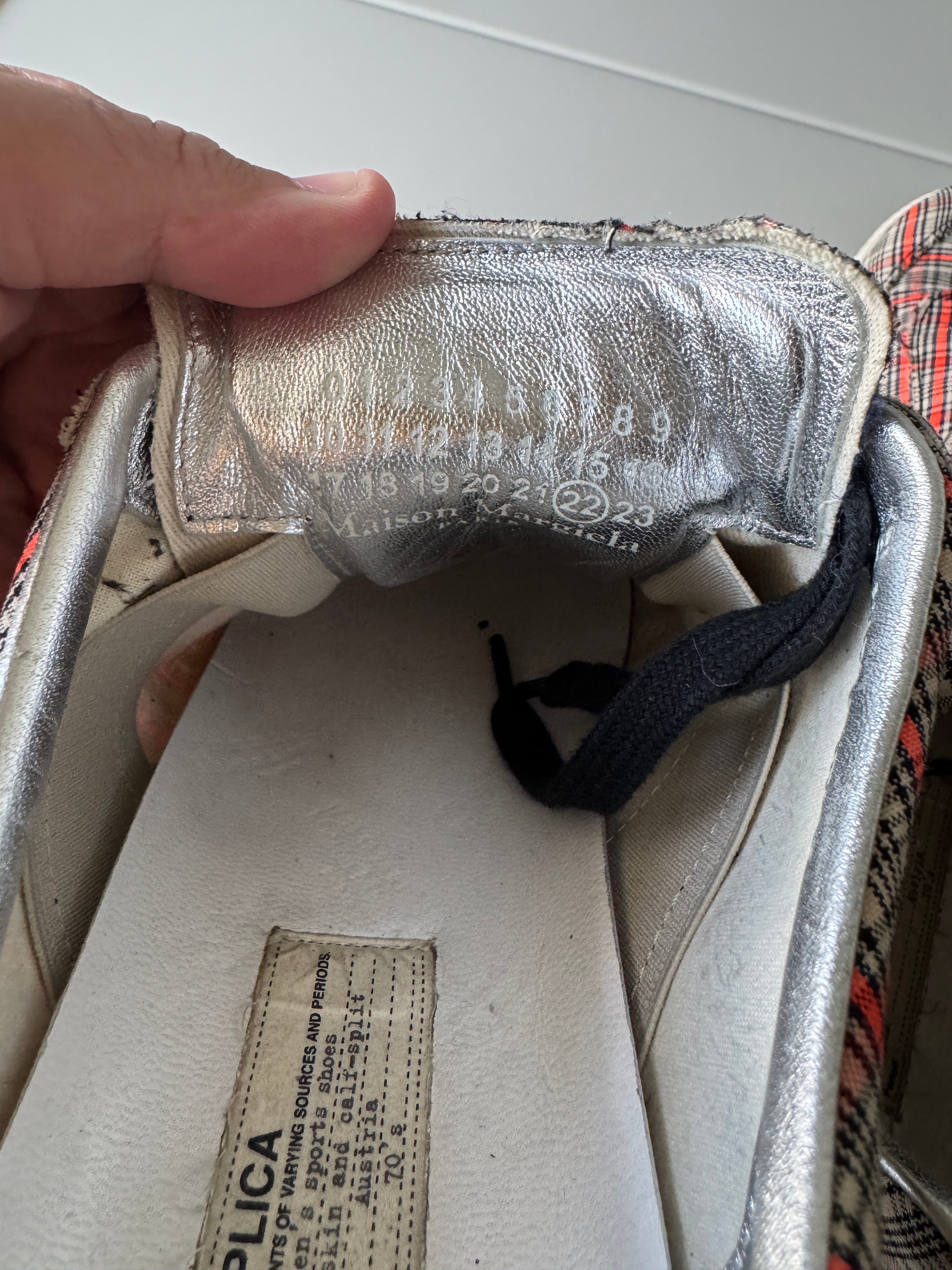 Maison Margiela Plaid Gats 43/10