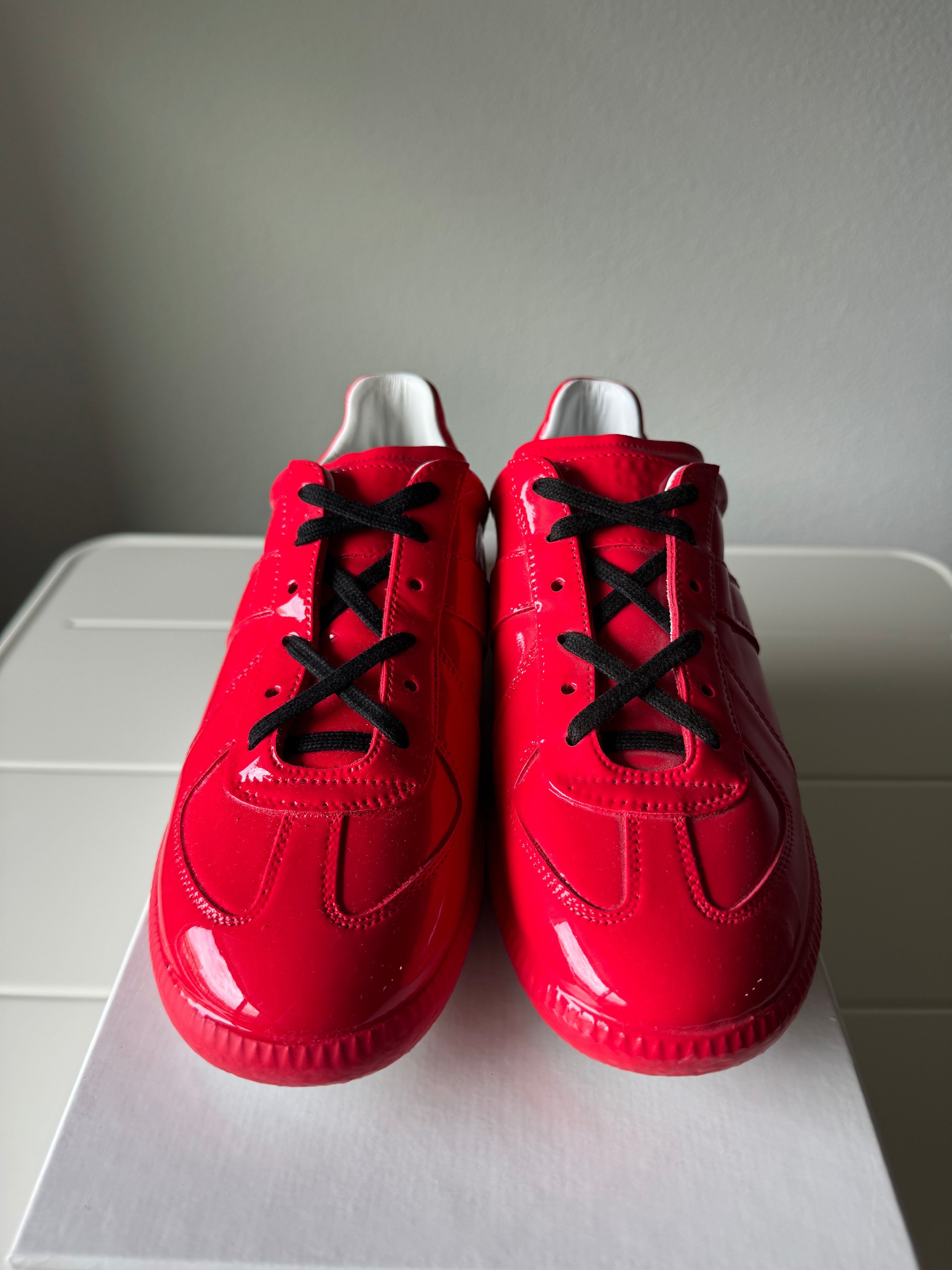 Maison Margiela Women’s Patent Rubber Red Gats 37/7