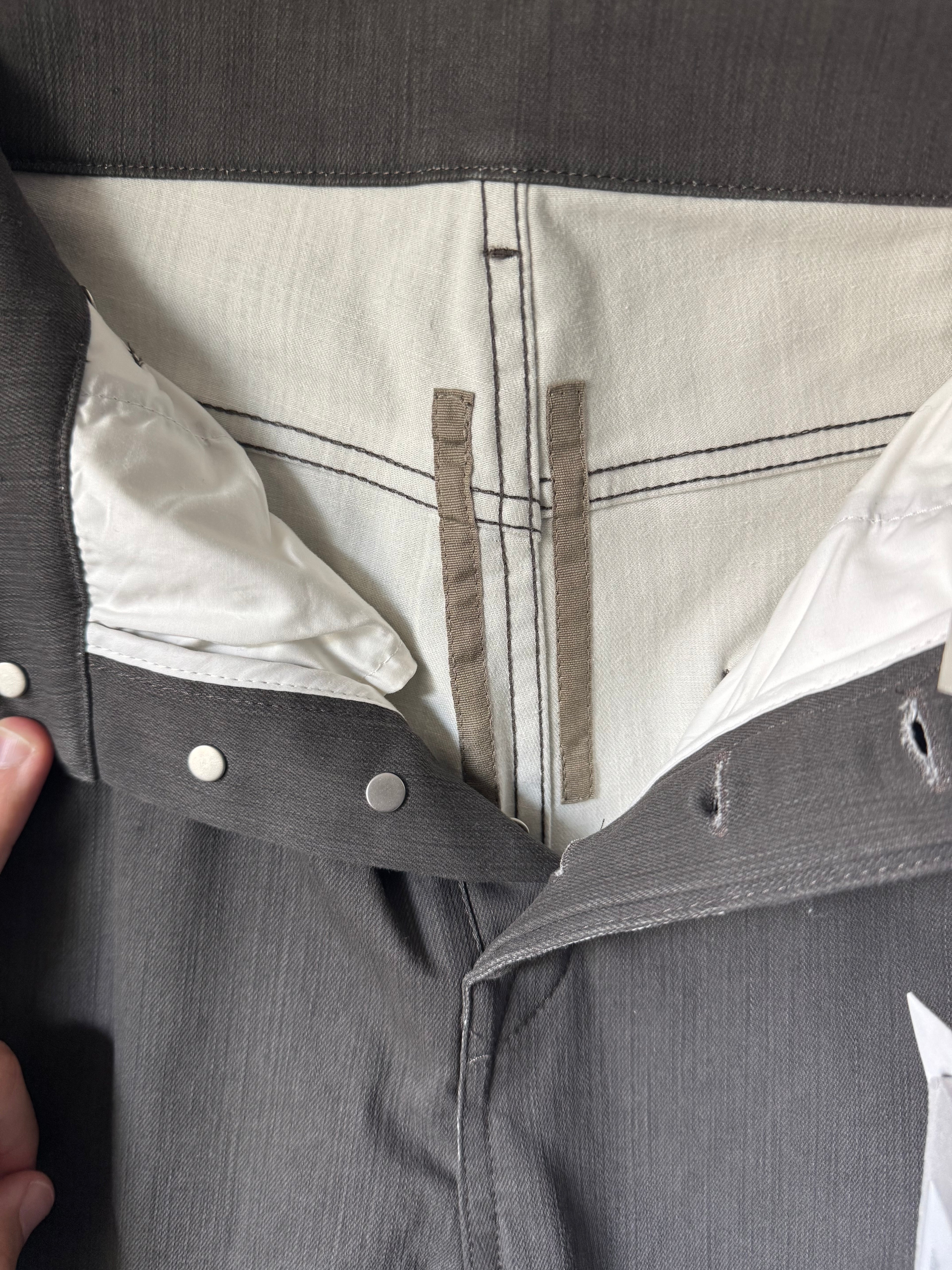 Rick Owens Dark Dust Detroit Cut Denim
