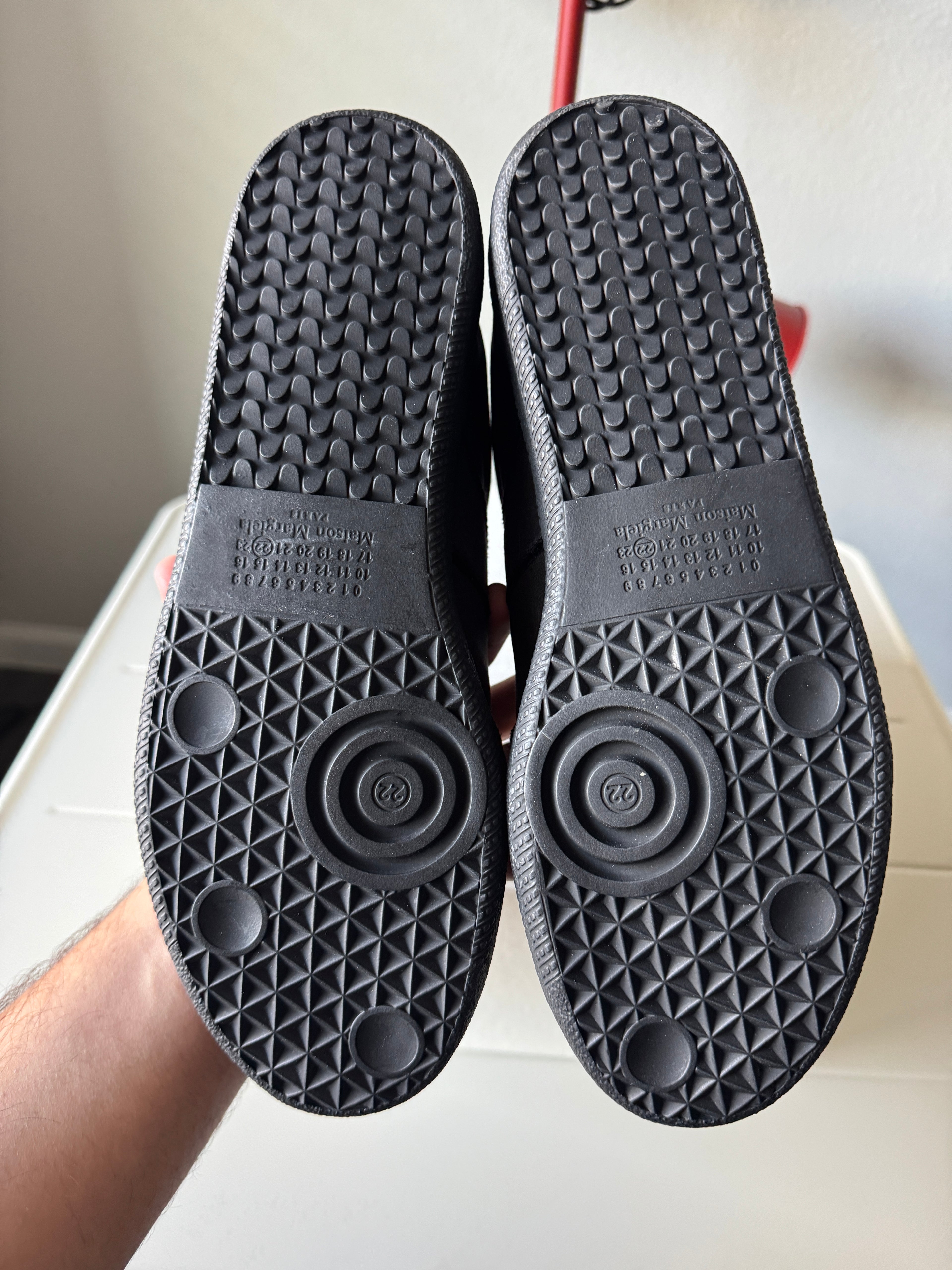 Maison Margiela Satin Black Gats 43/10
