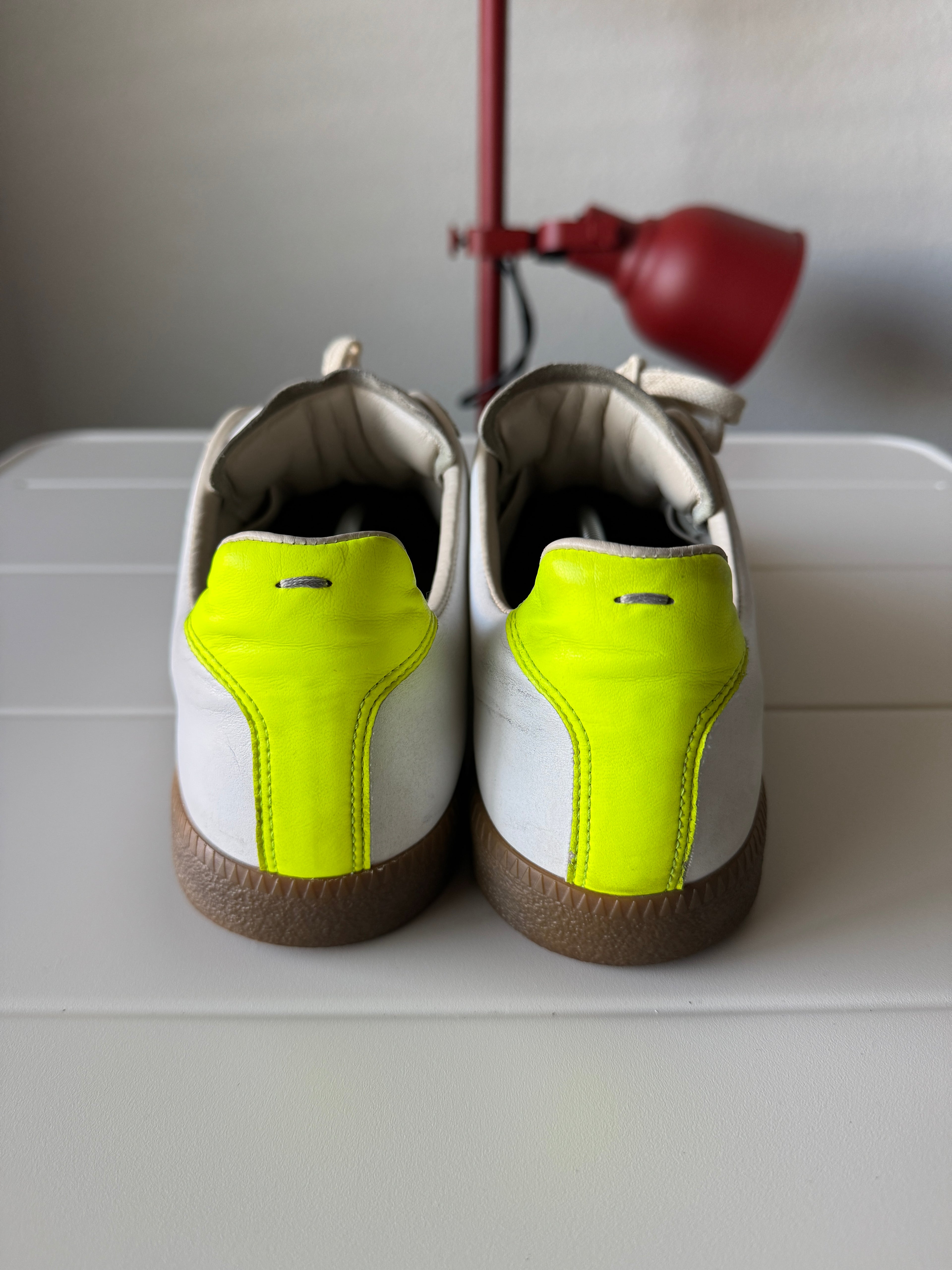Maison Margiela White Neon Green Gum Gats 44/11