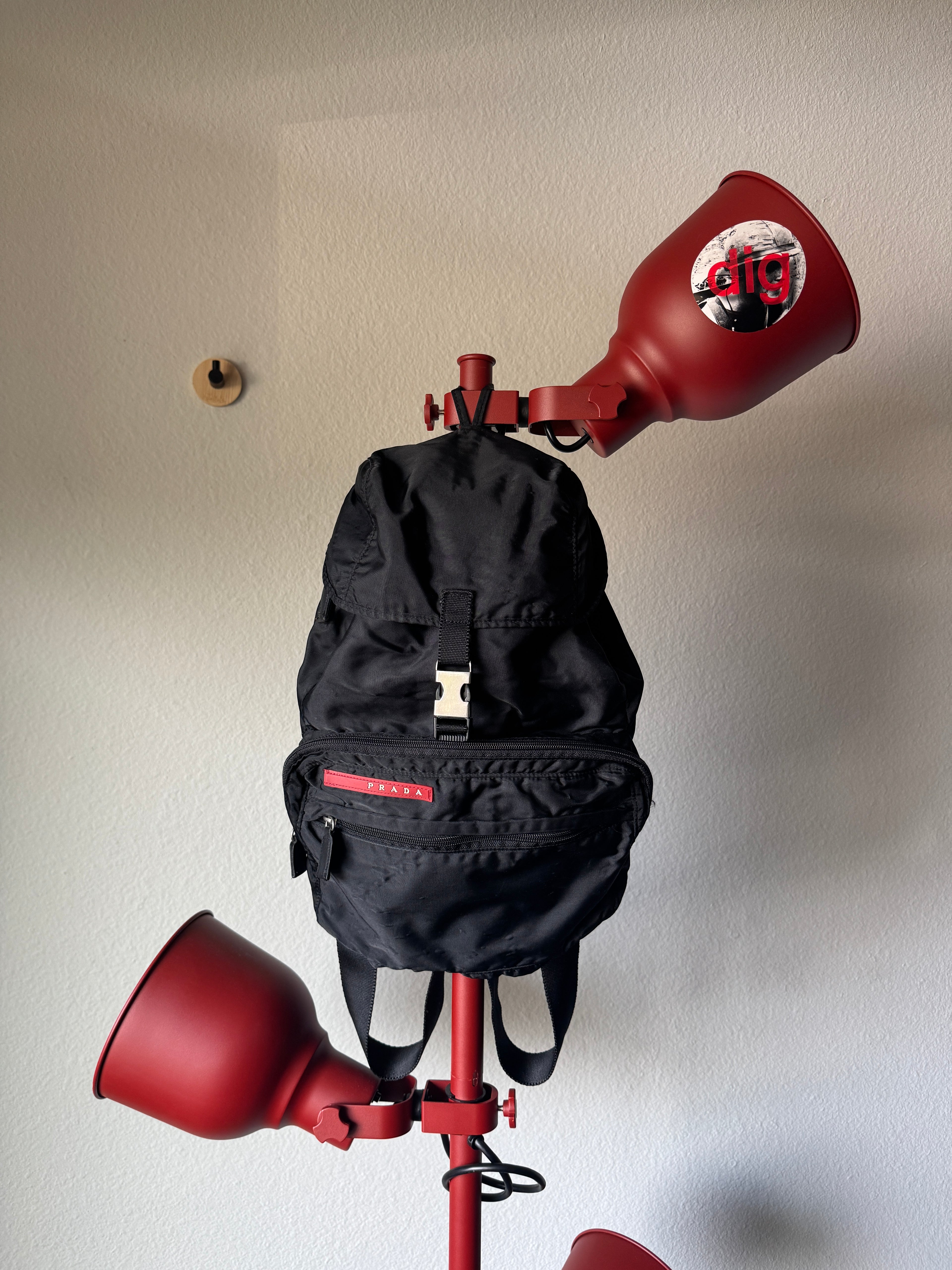 Prada Nylon Black Backpack