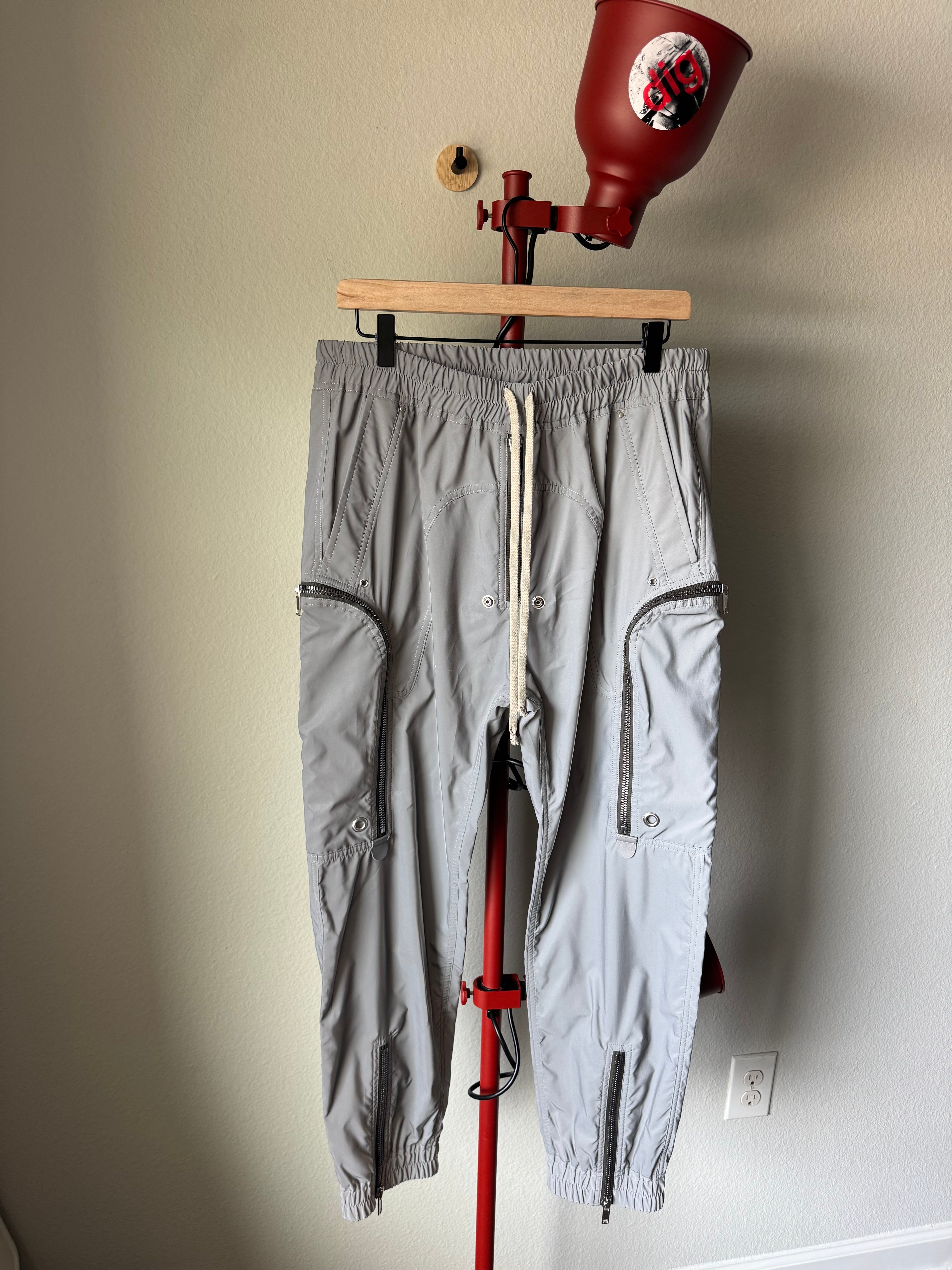 Rick Owens Reflex Bauhaus Cargos Reflective 34