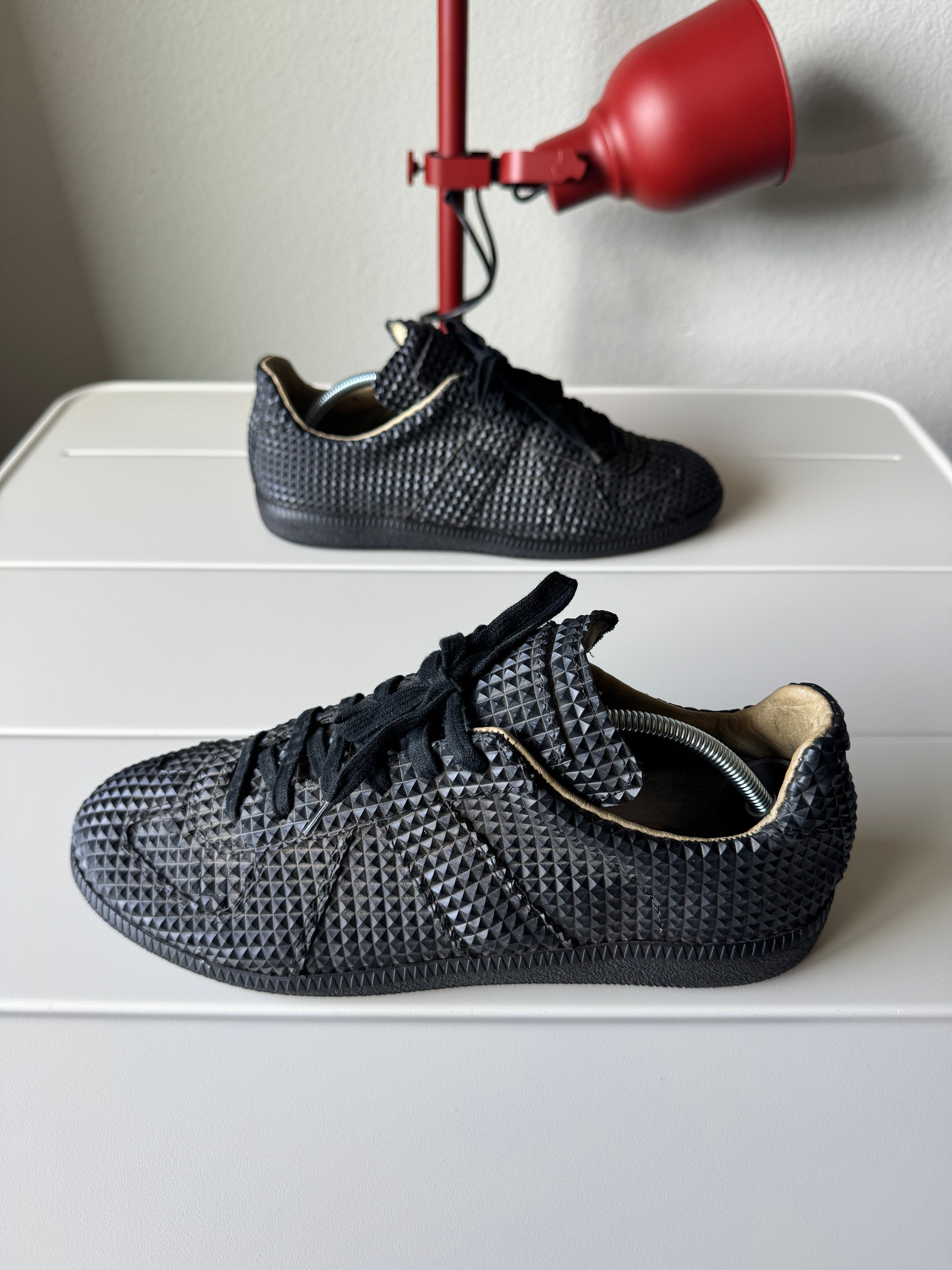 Maison Margiela Black Studded Spiked Gats 41/8