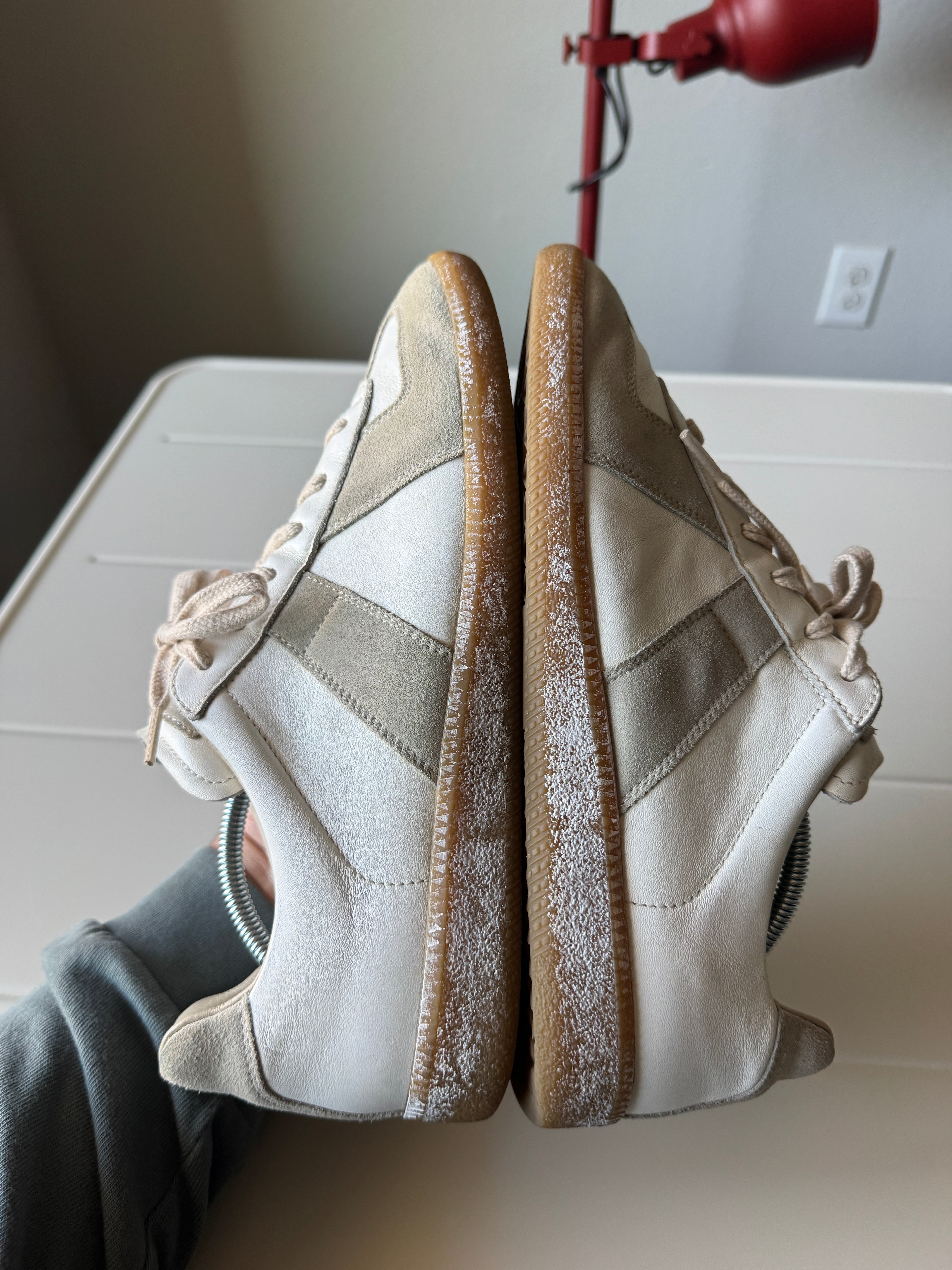 Maison Margiela White Gum Paint Gats 41.5/8.5