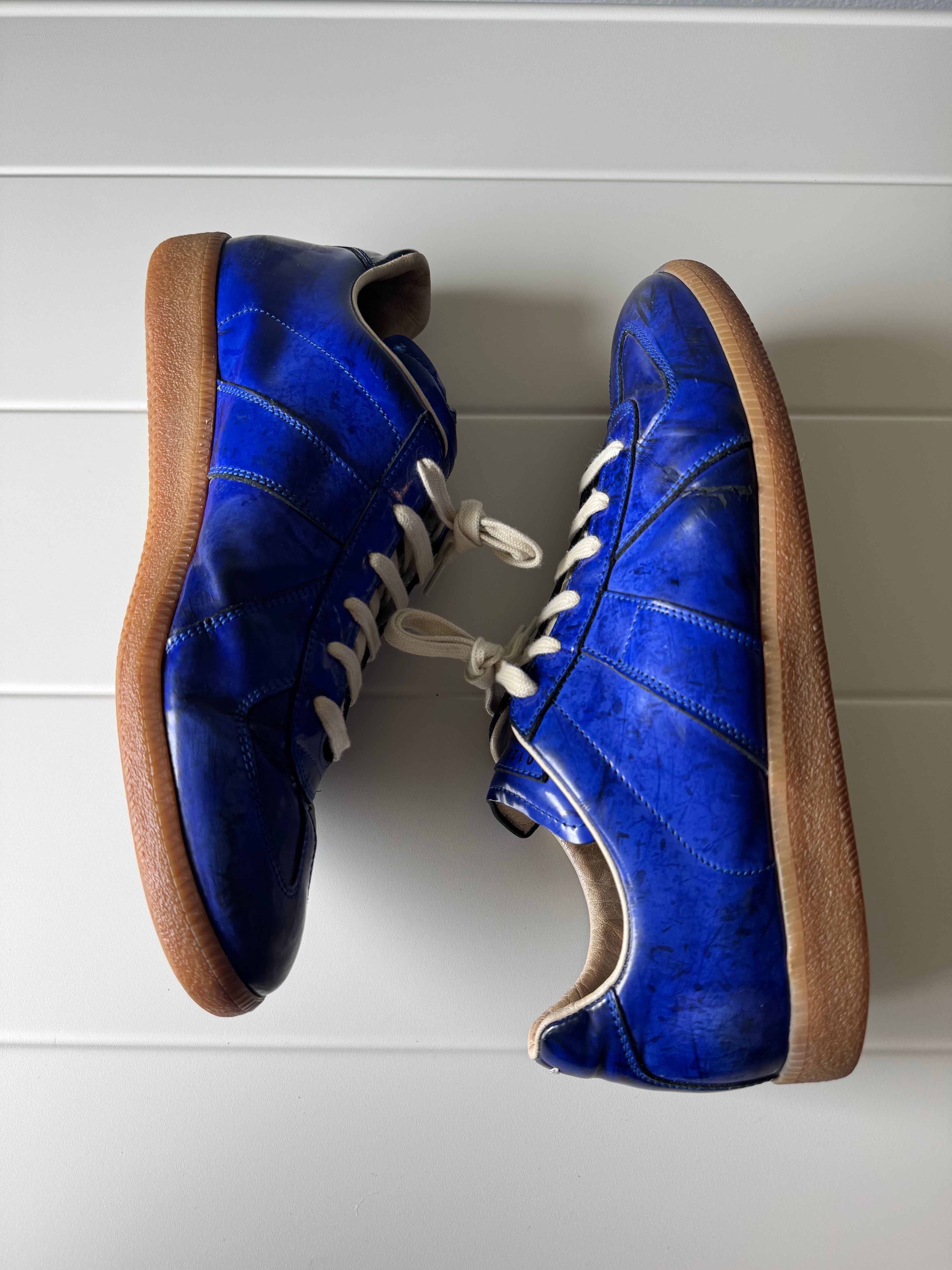 Maison Margiela Patent Blue Gats 45/12