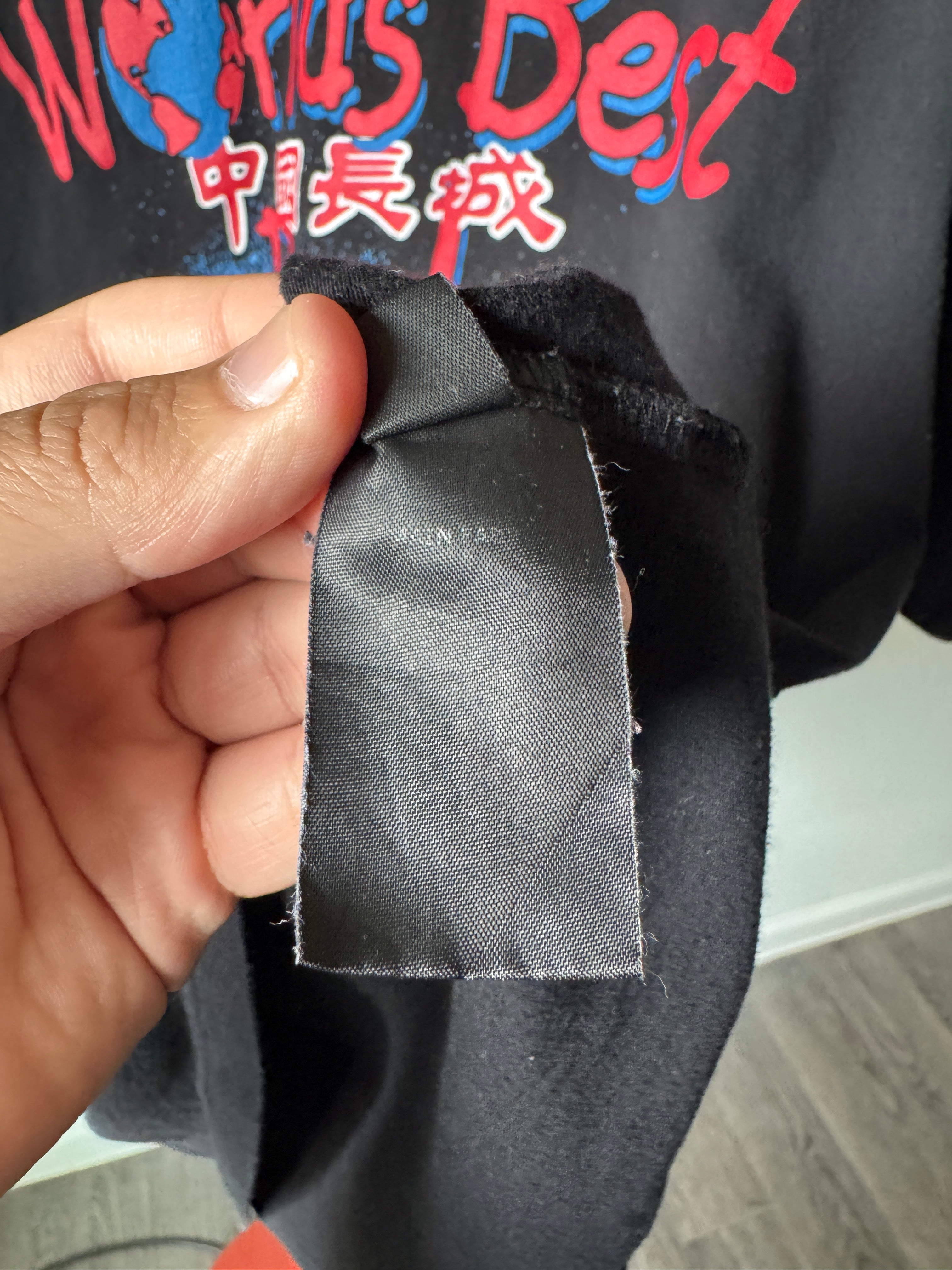 Vetements FW/19 Worlds Best Dad/China Tourist Tee L