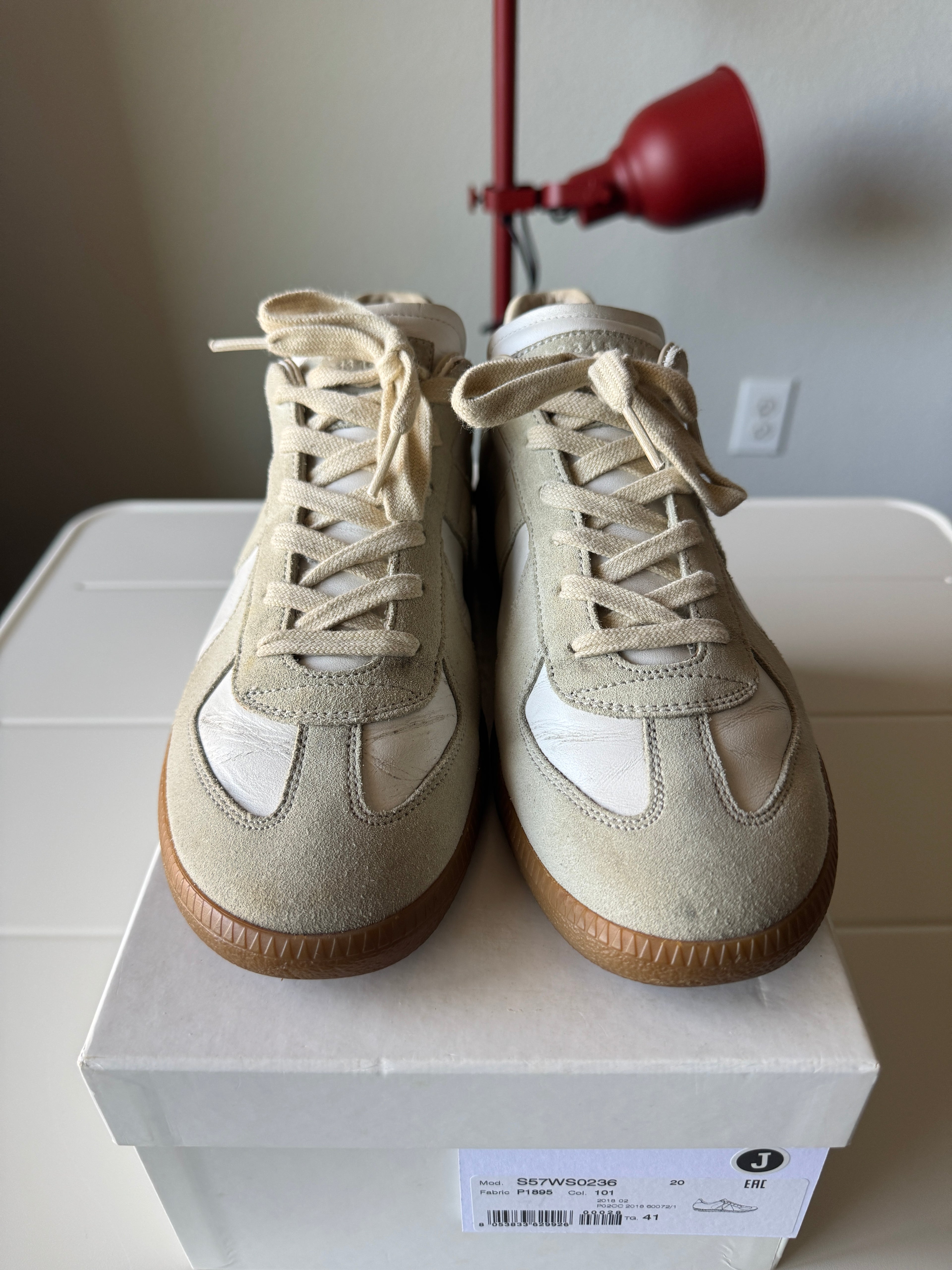 Maison Margiela White Gat Sneakers 41/8