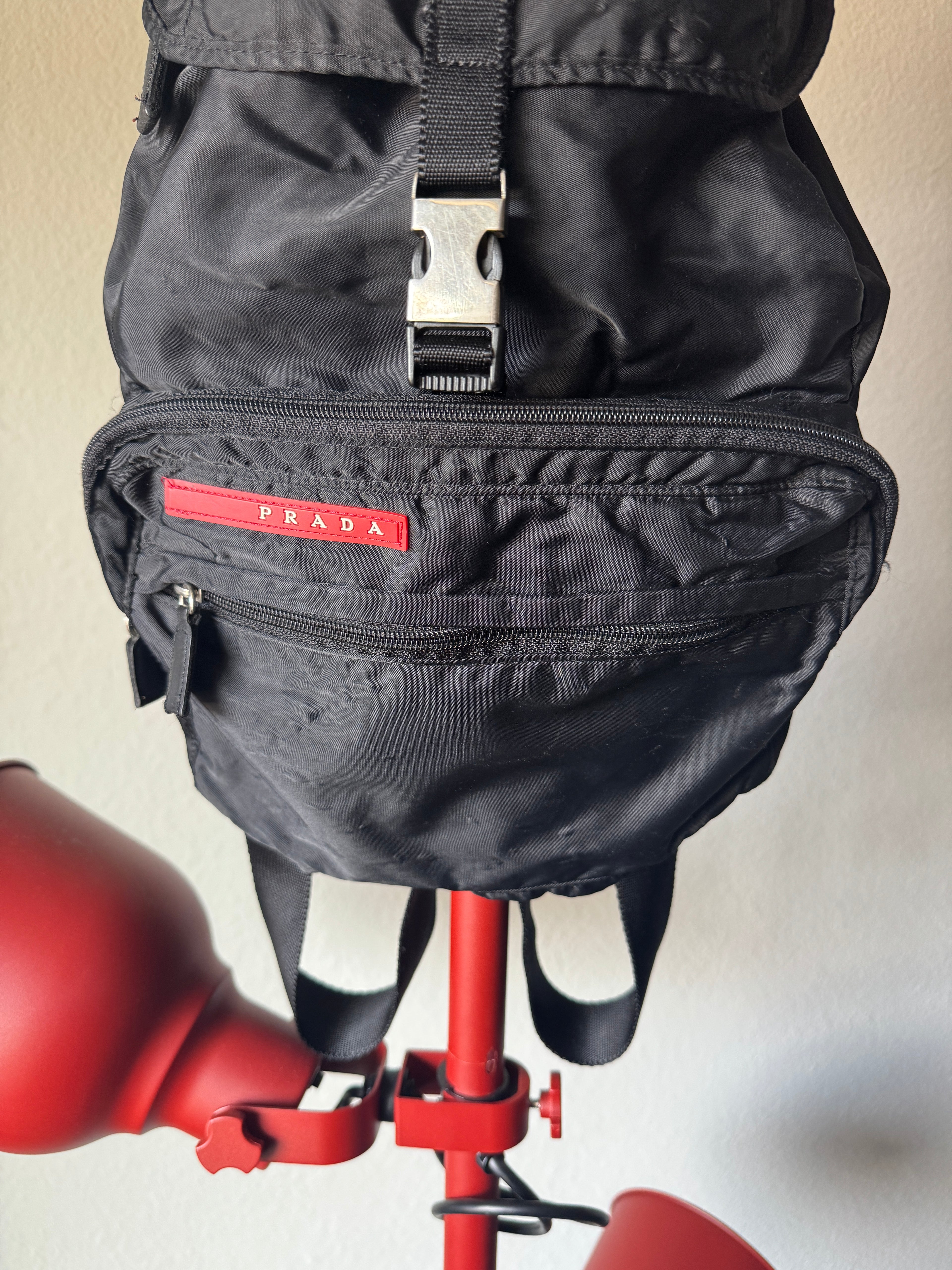 Prada Nylon Black Backpack