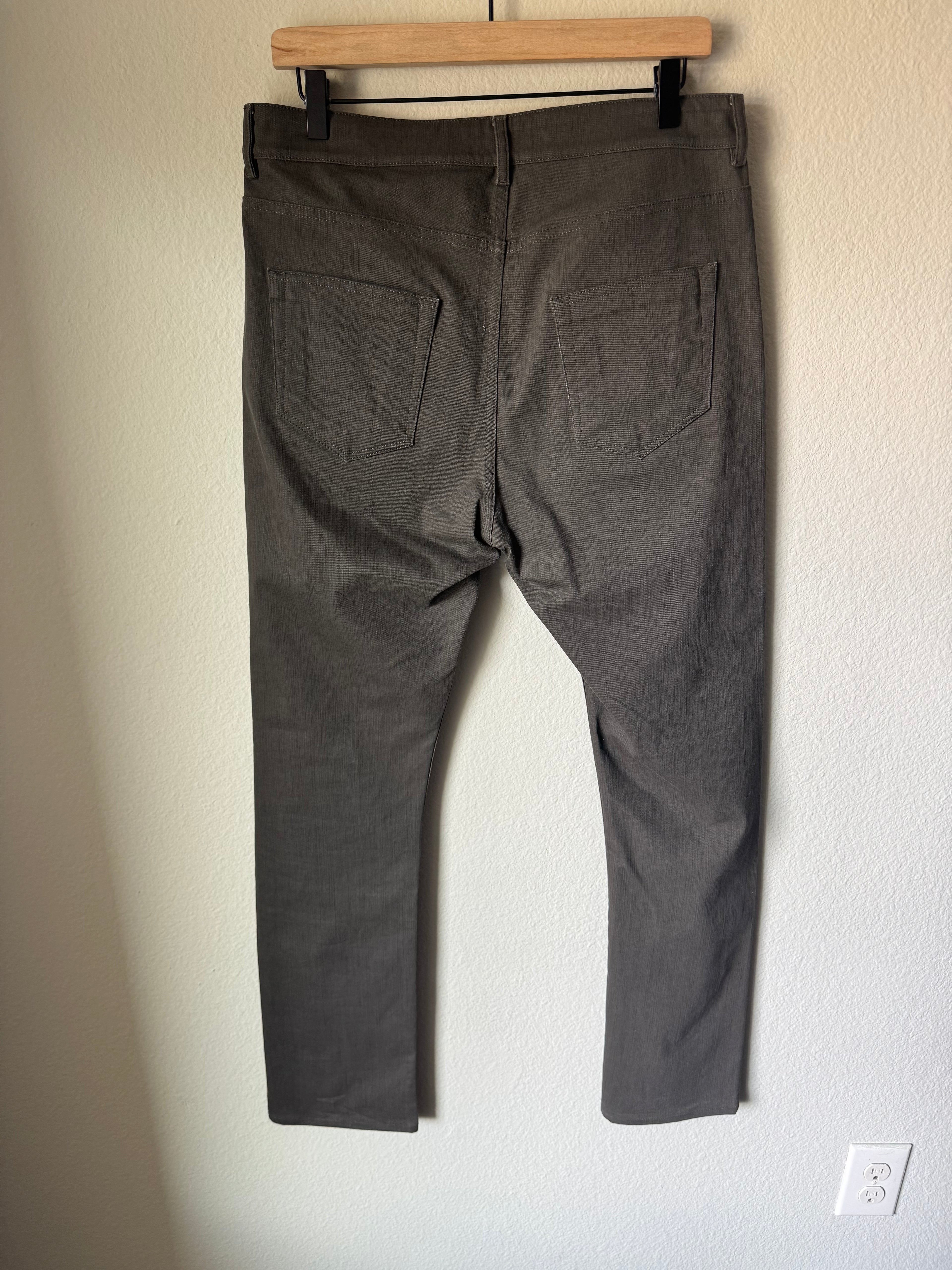 Rick Owens Dark Dust Detroit Cut Denim