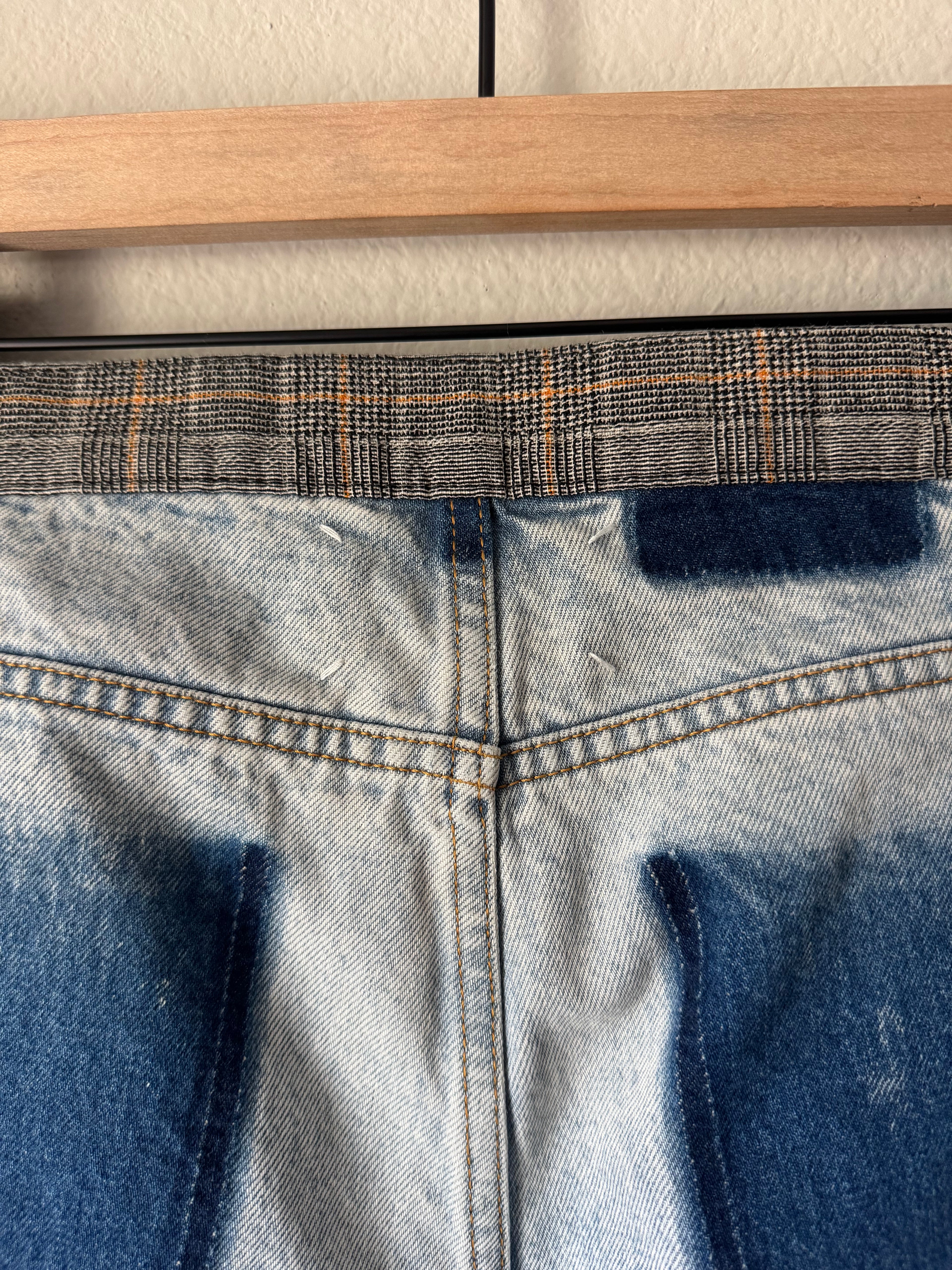 Maison Margiela Plaid Waist Re-edition Denim 30
