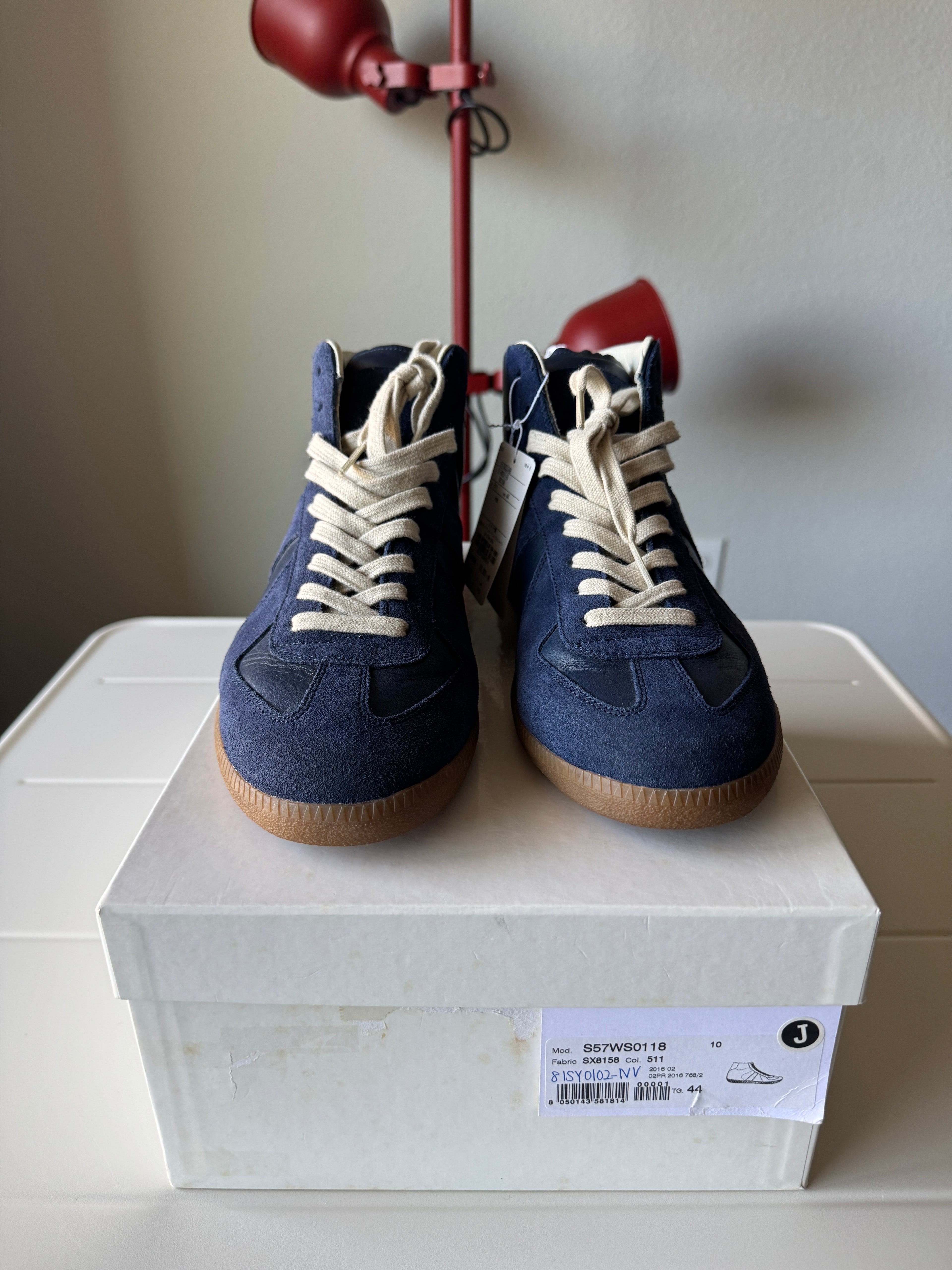 Maison Margiela High Navy Blue Gats 44/11