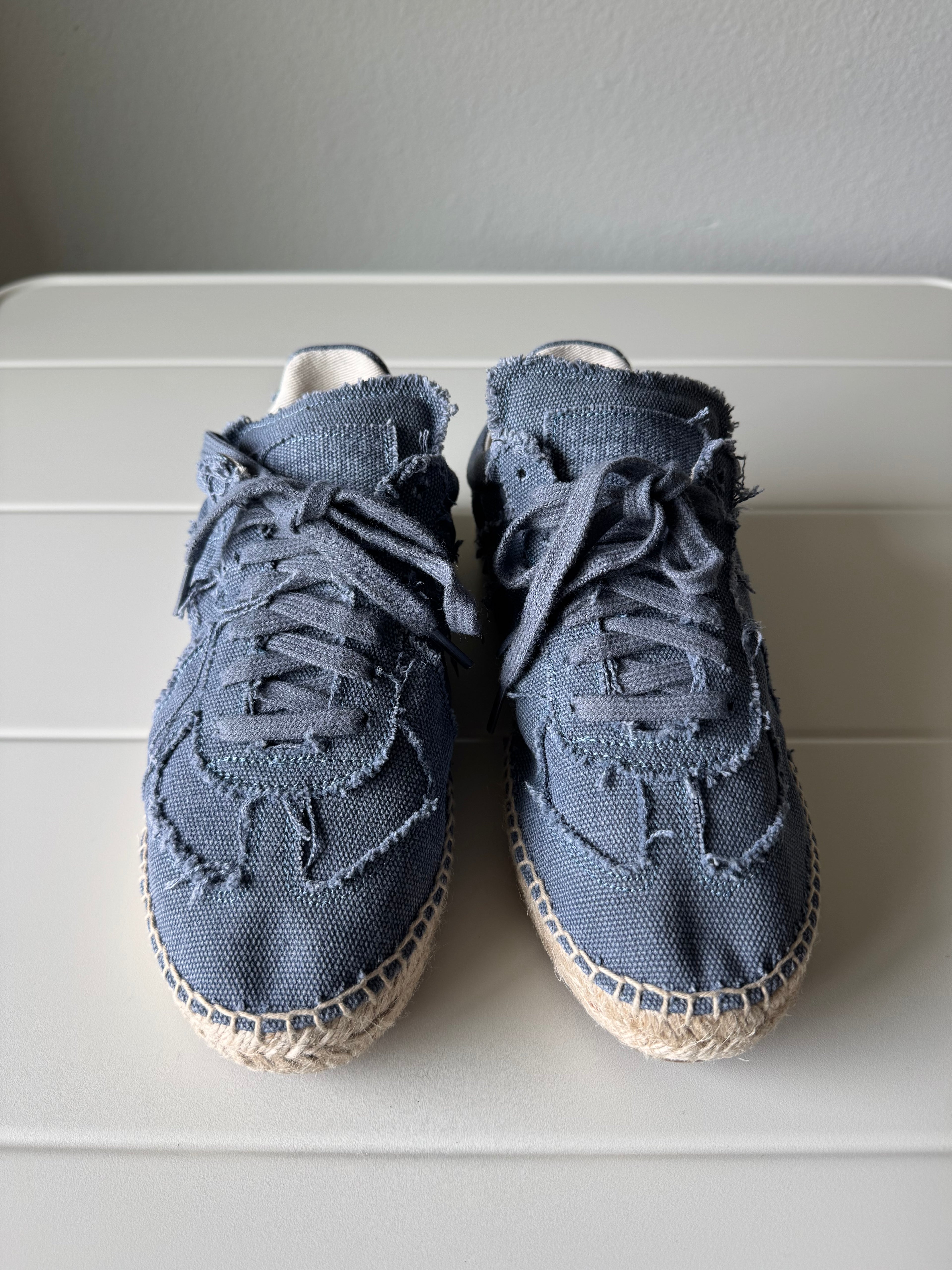 Maison Matgiela Women’s Espadrille Gats Blue Sneakers 37