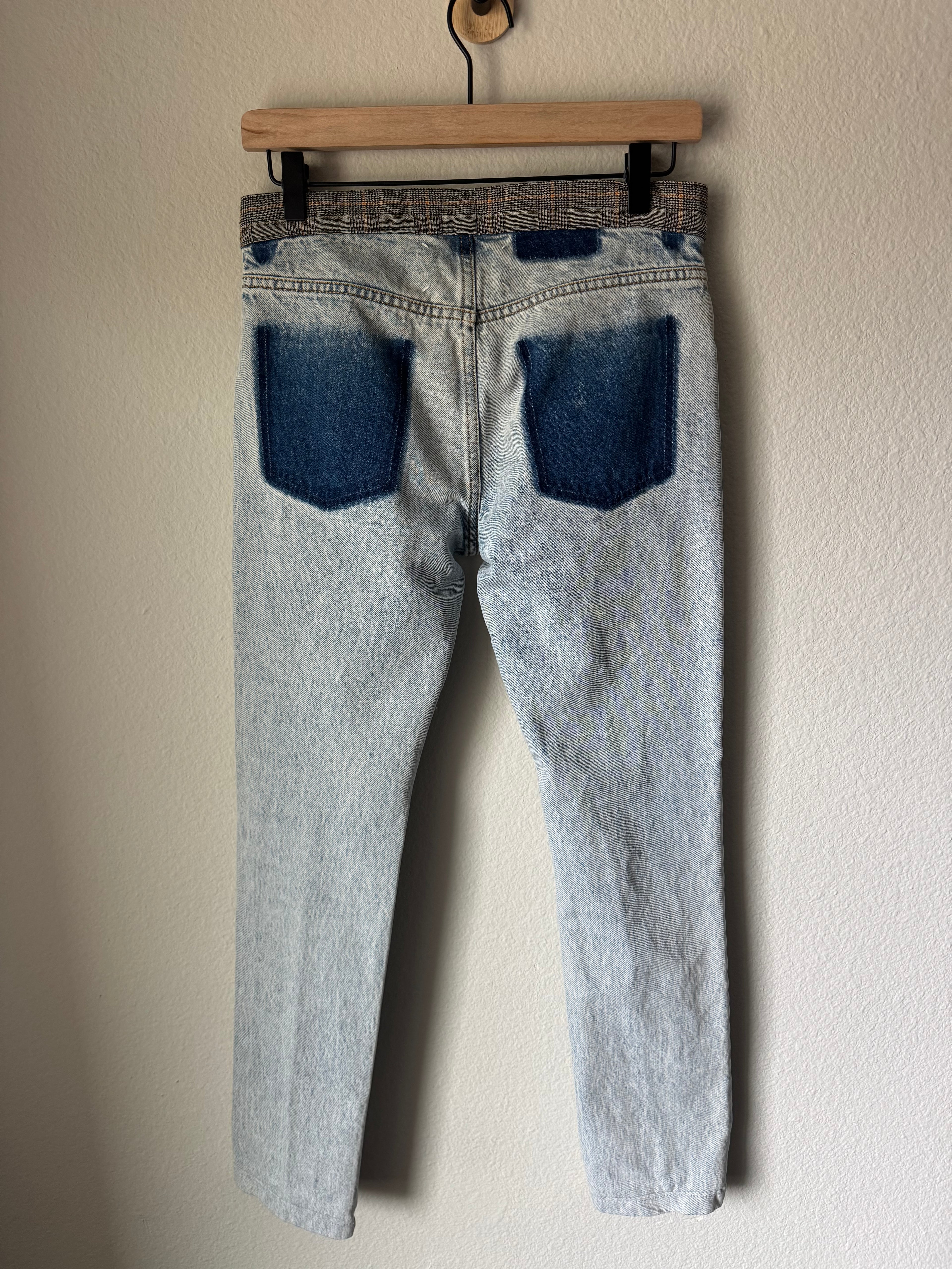 Maison Margiela Plaid Waist Re-edition Denim 30