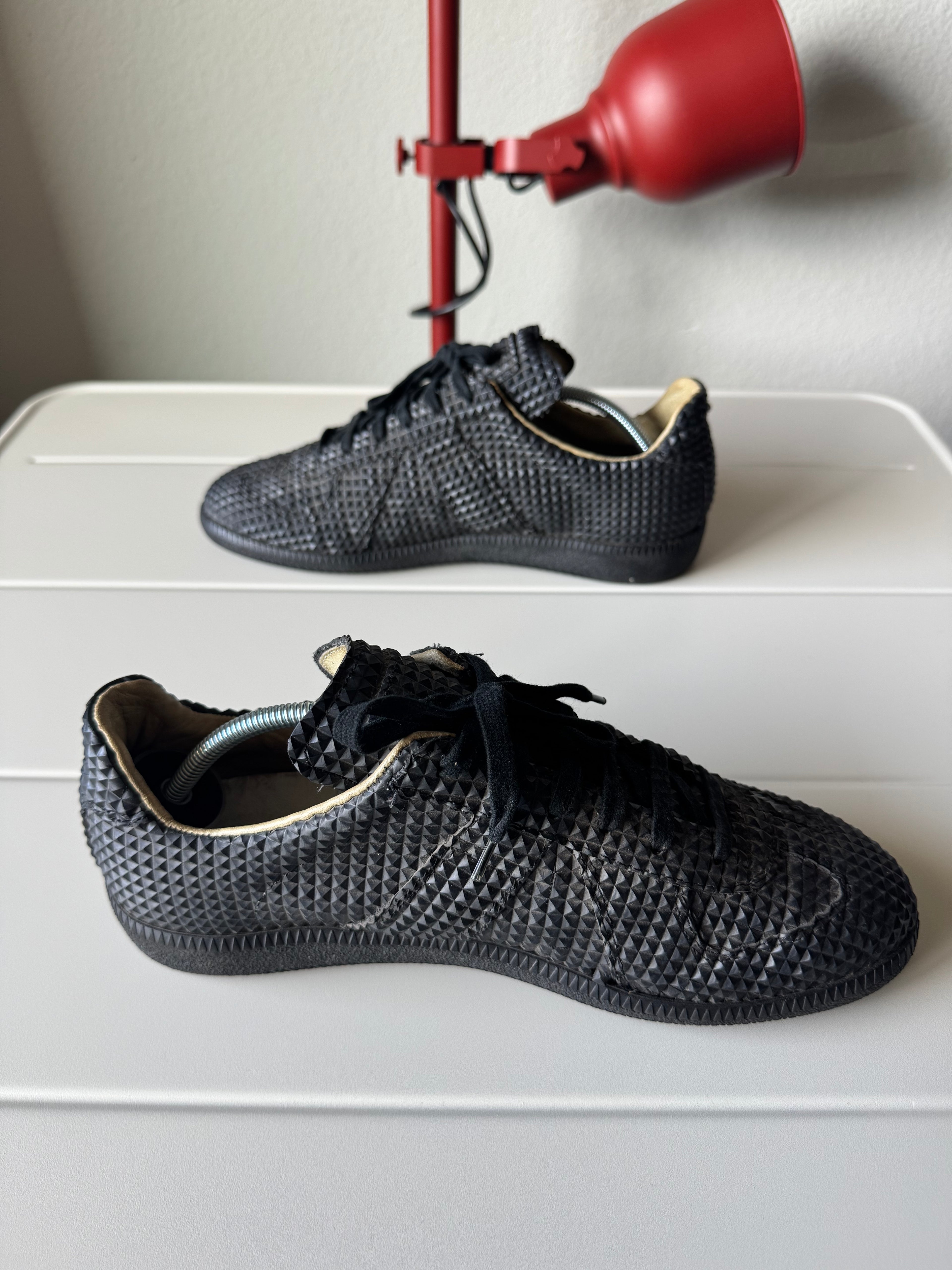 Maison Margiela Black Studded Spiked Gats 41/8