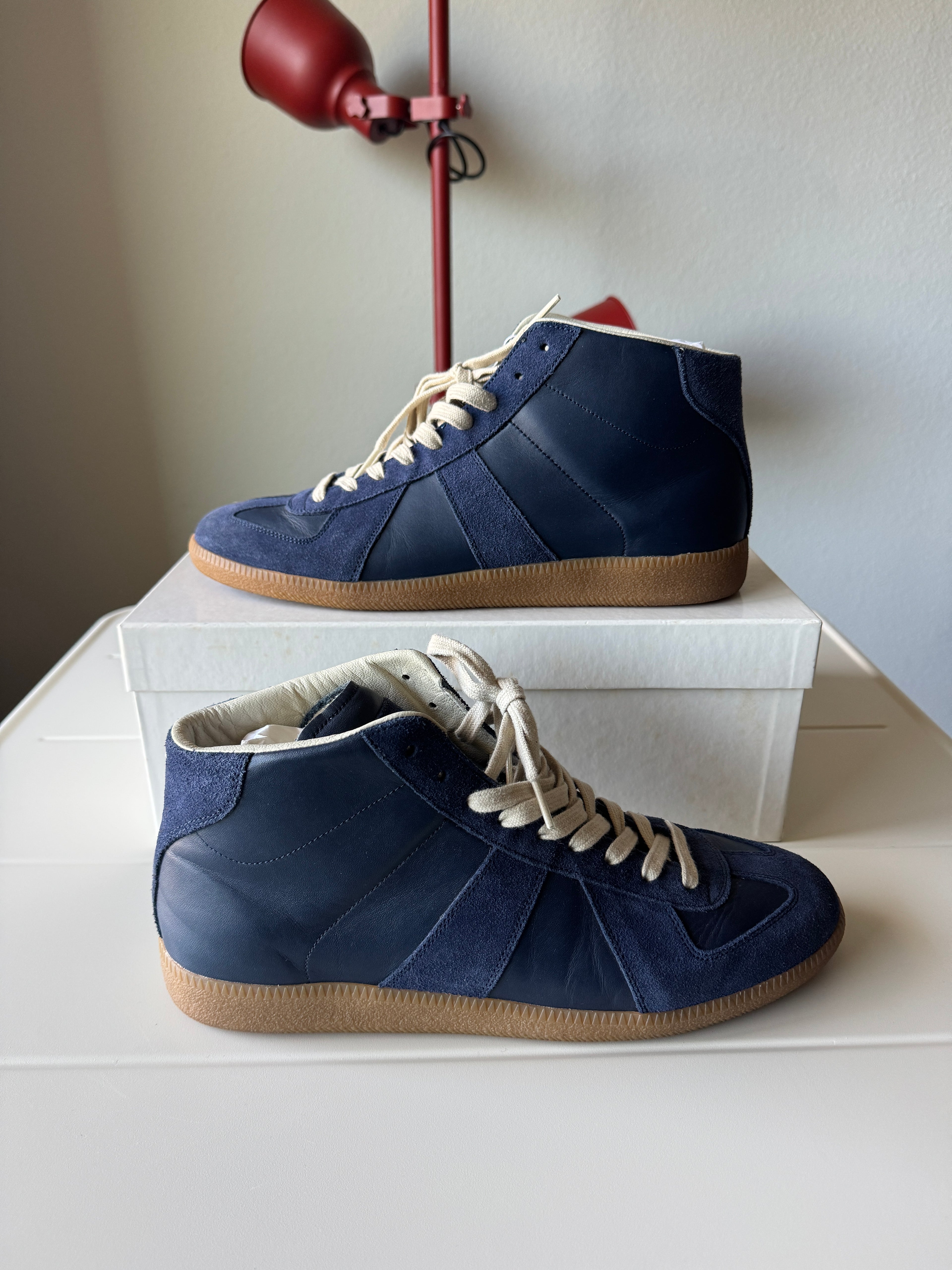 Maison Margiela High Navy Blue Gats 44/11