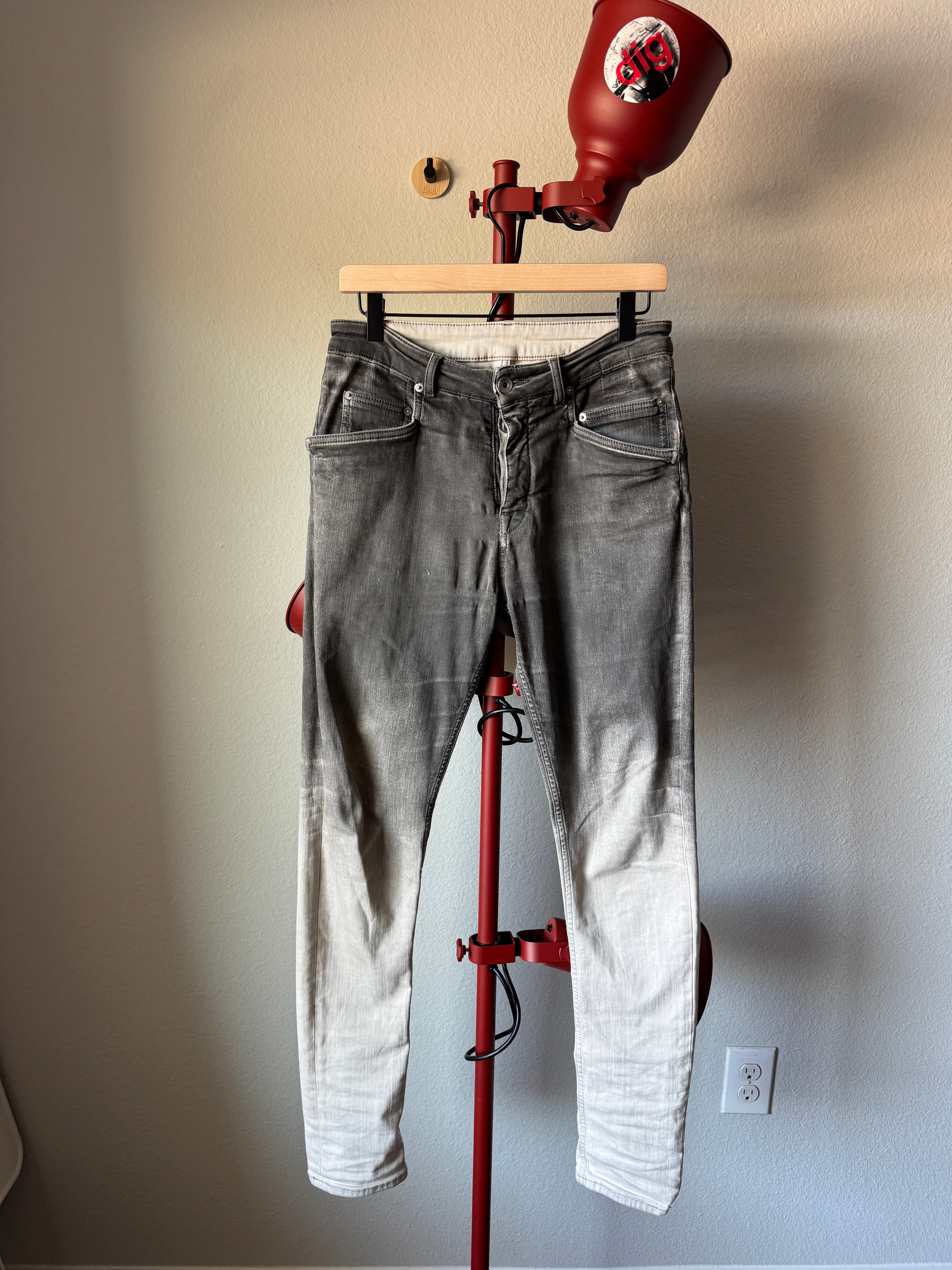 Rick Owens Gradient Tyrone Cut Denim 32