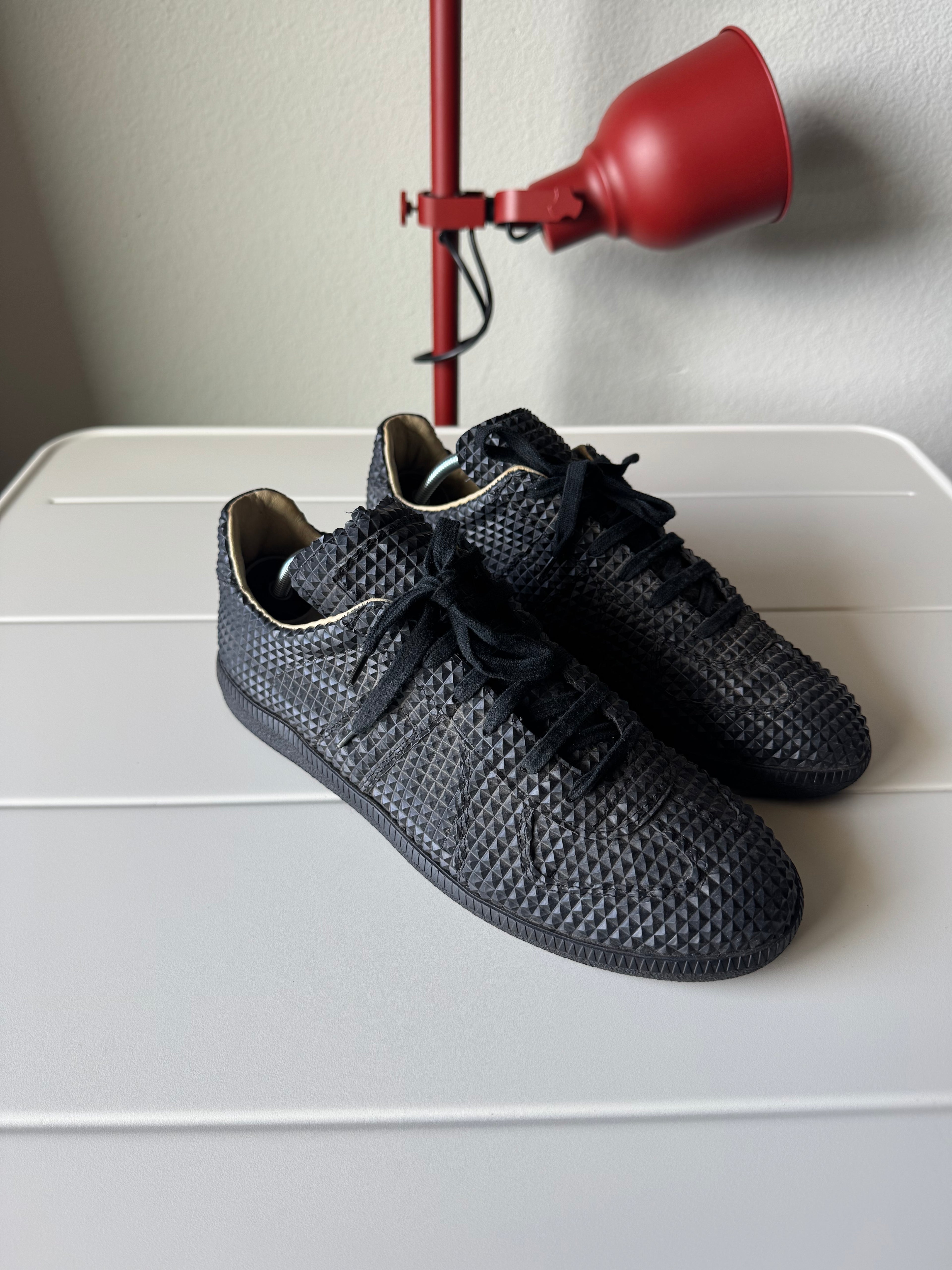 Maison Margiela Black Studded Spiked Gats 41/8