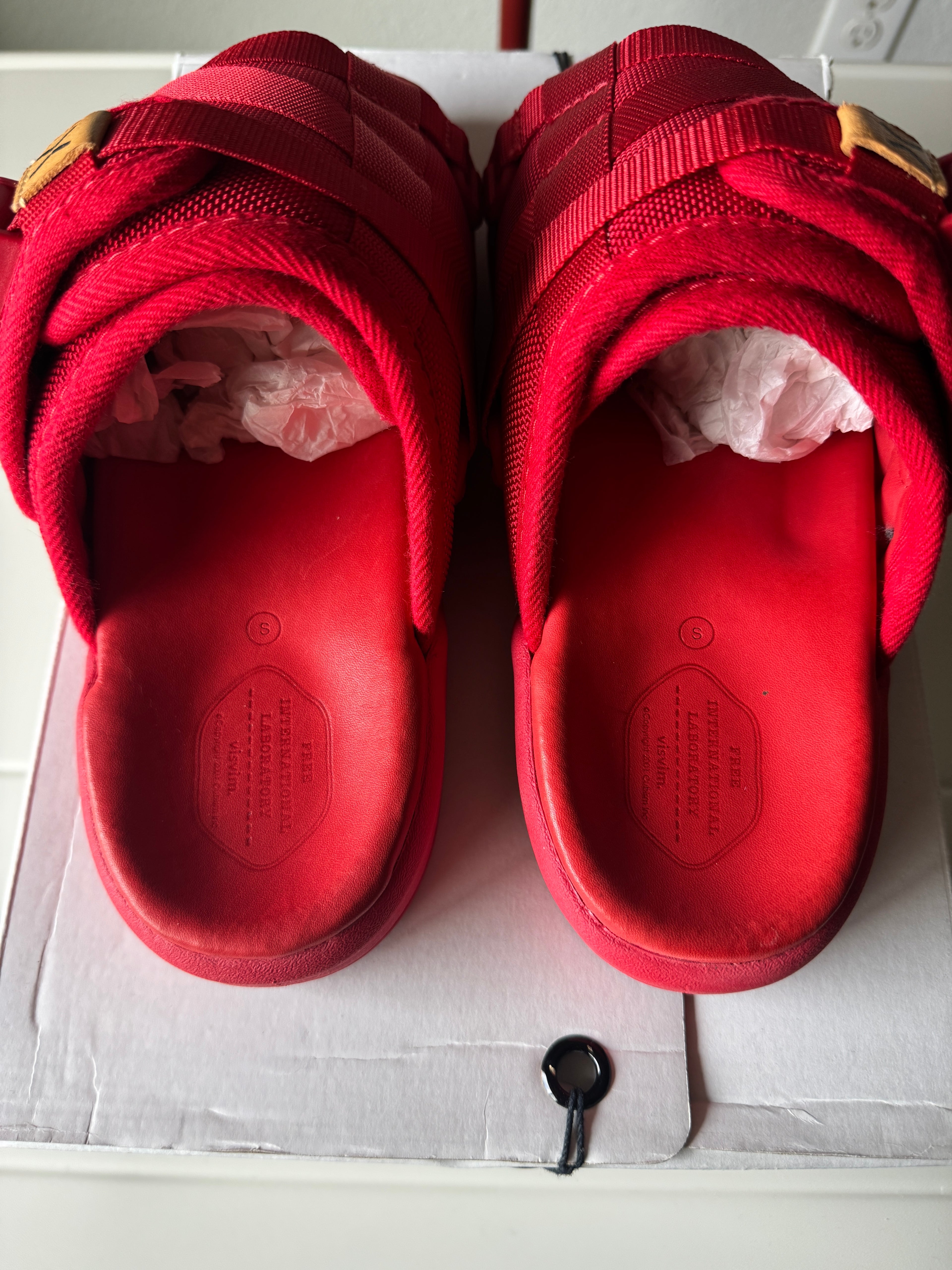 Visvim Christo Red Sandals S