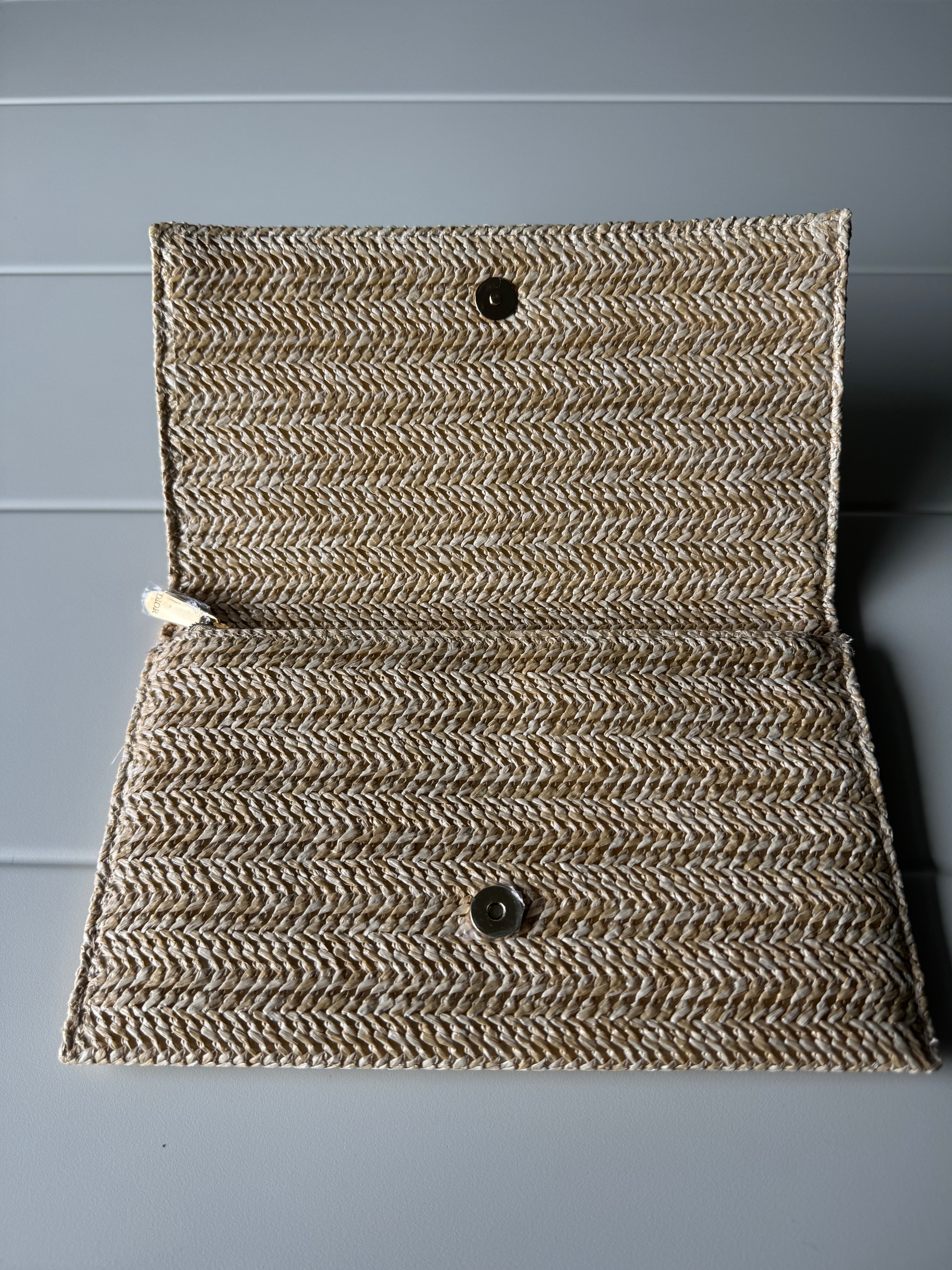 Dior Women’s Straw Clutch Pouch