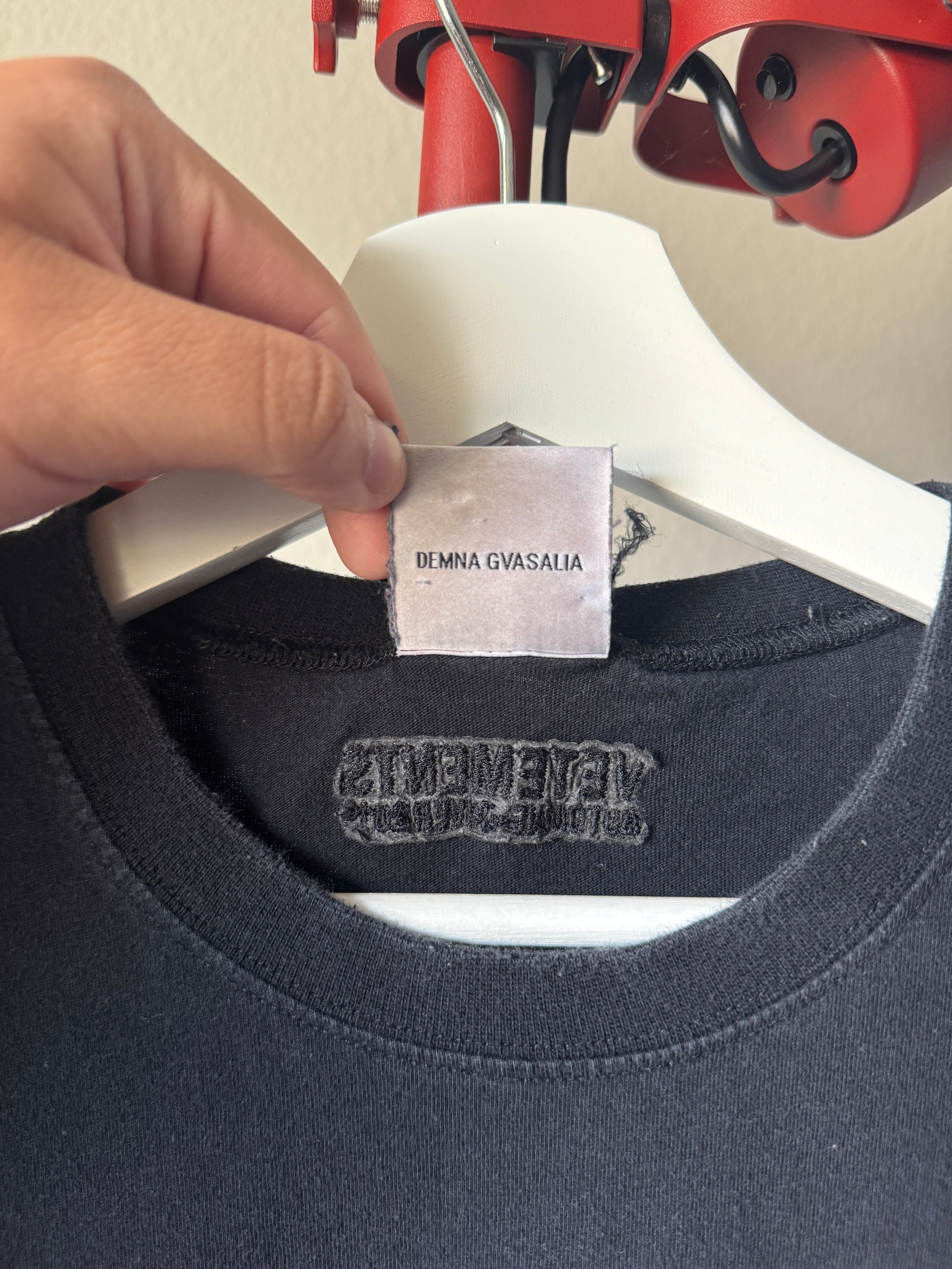 Vetements FW/19 Worlds Best Dad/China Tourist Tee L