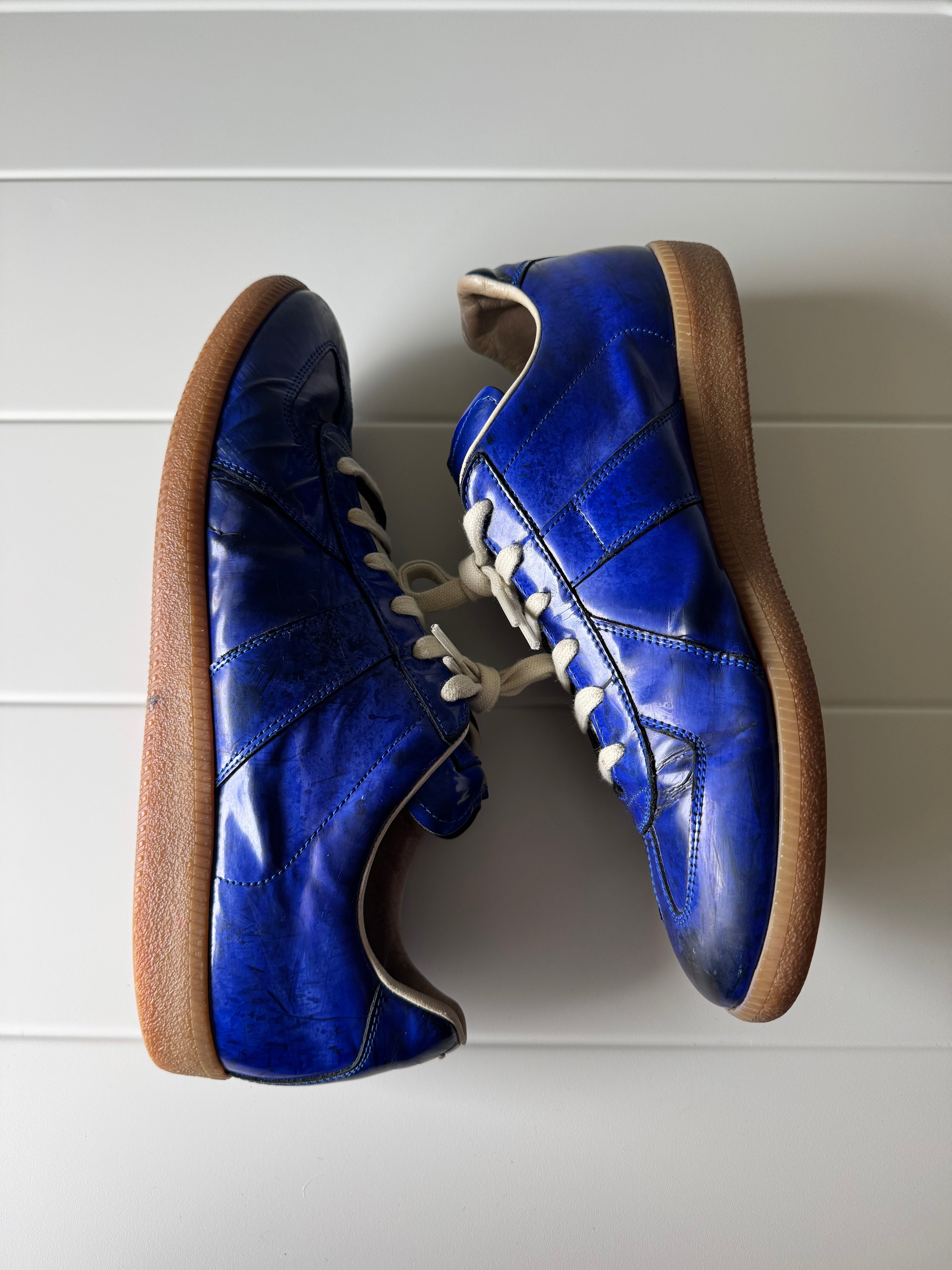 Maison Margiela Patent Blue Gats 45/12