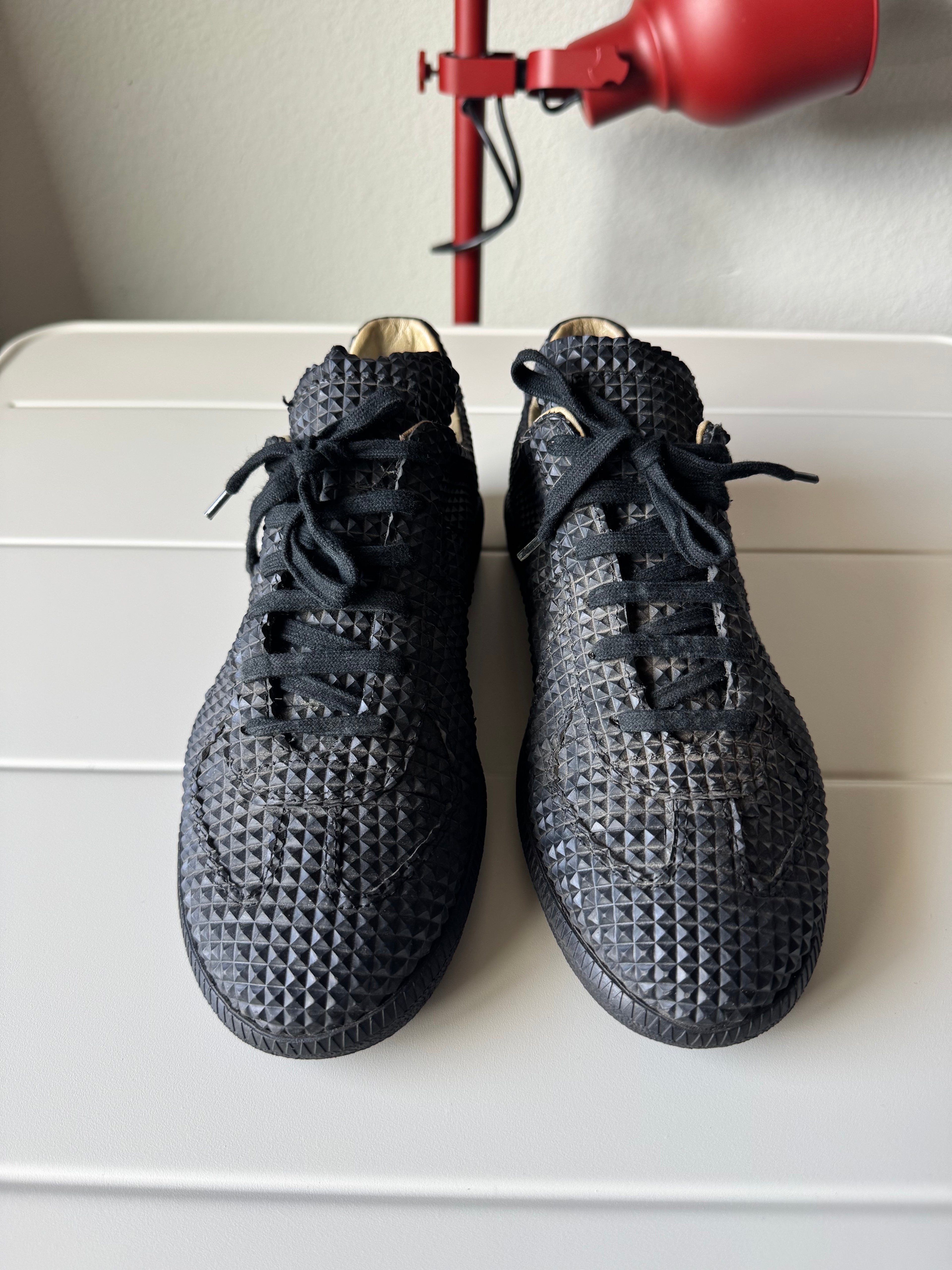 Maison Margiela Black Studded Spiked Gats 41/8