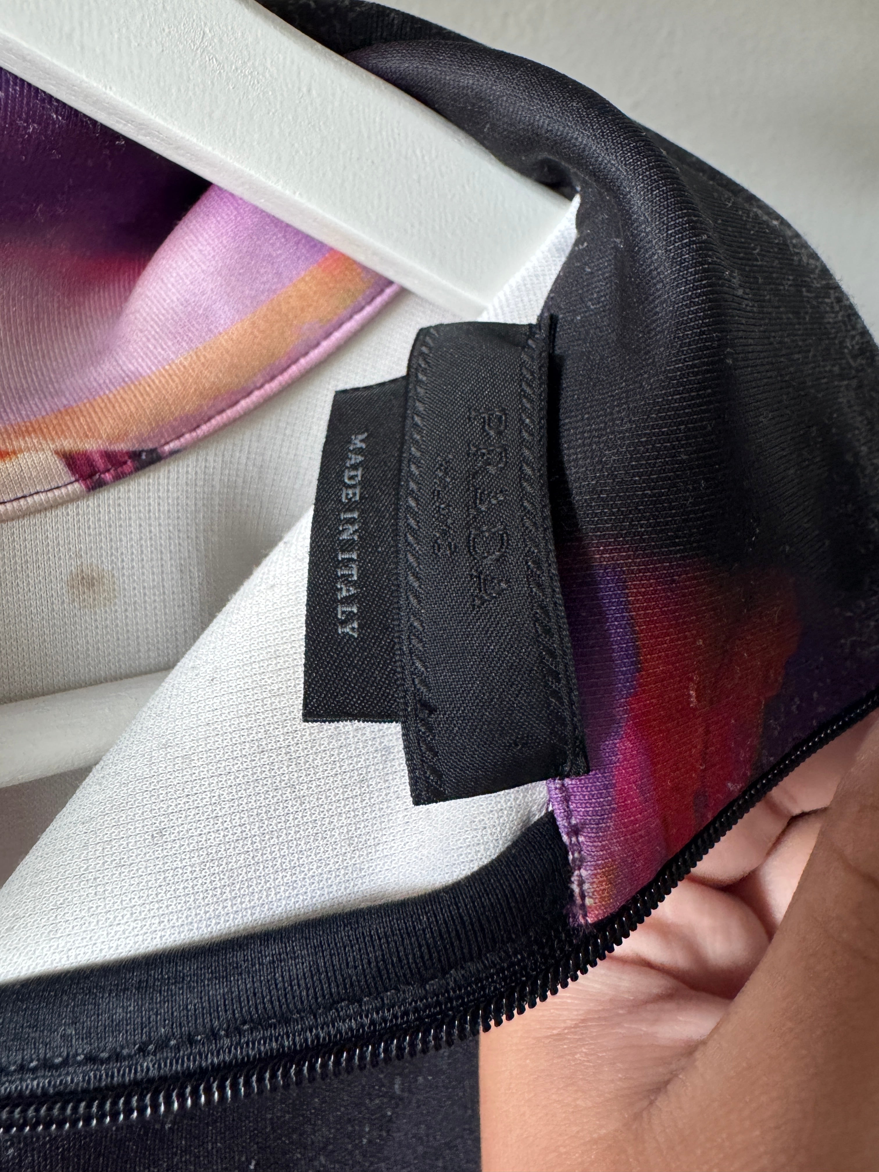 Prada SS/19 Sample Psychedelic Quarter Zip Polo Shirt L