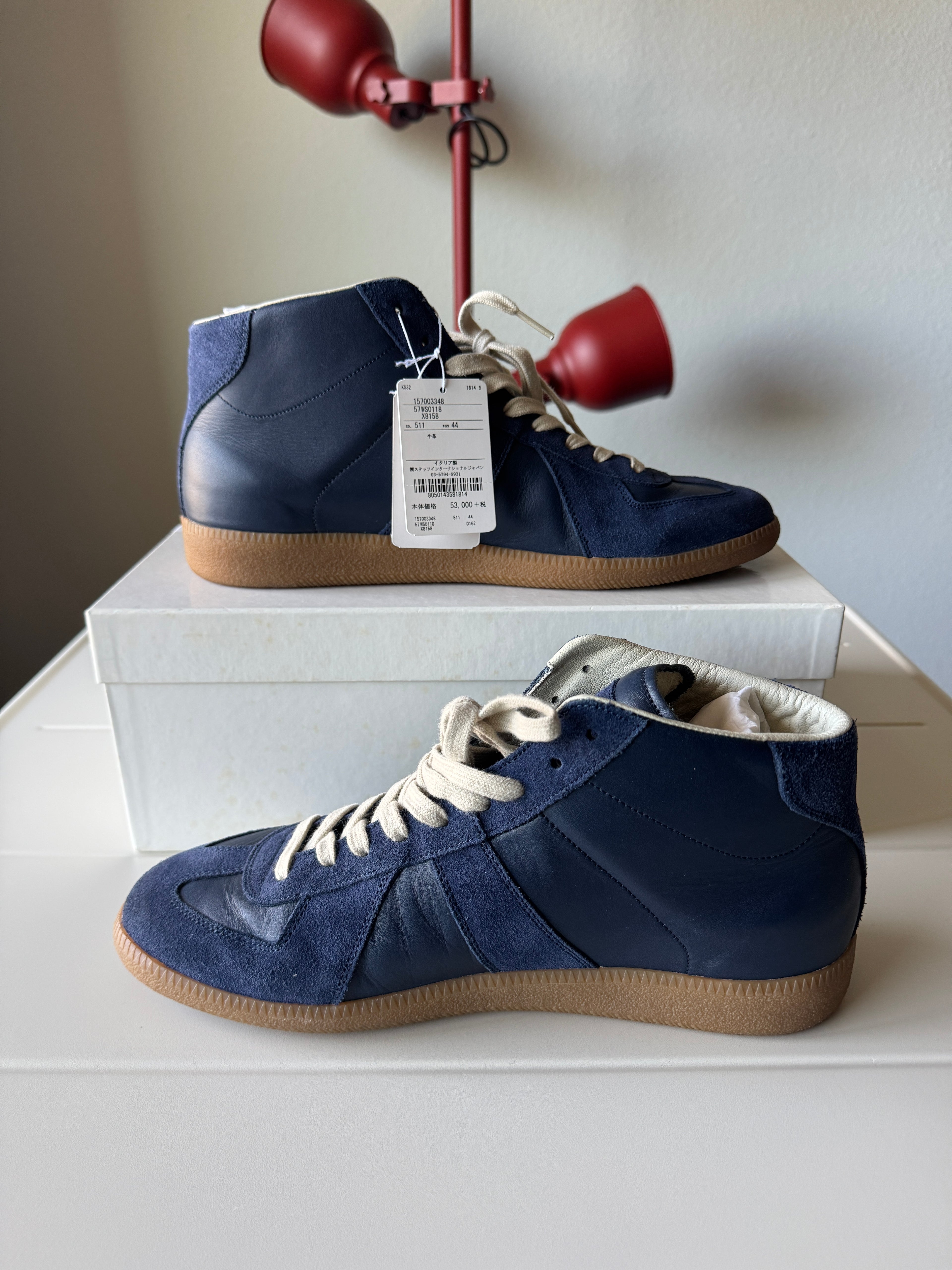Maison Margiela High Navy Blue Gats 44/11