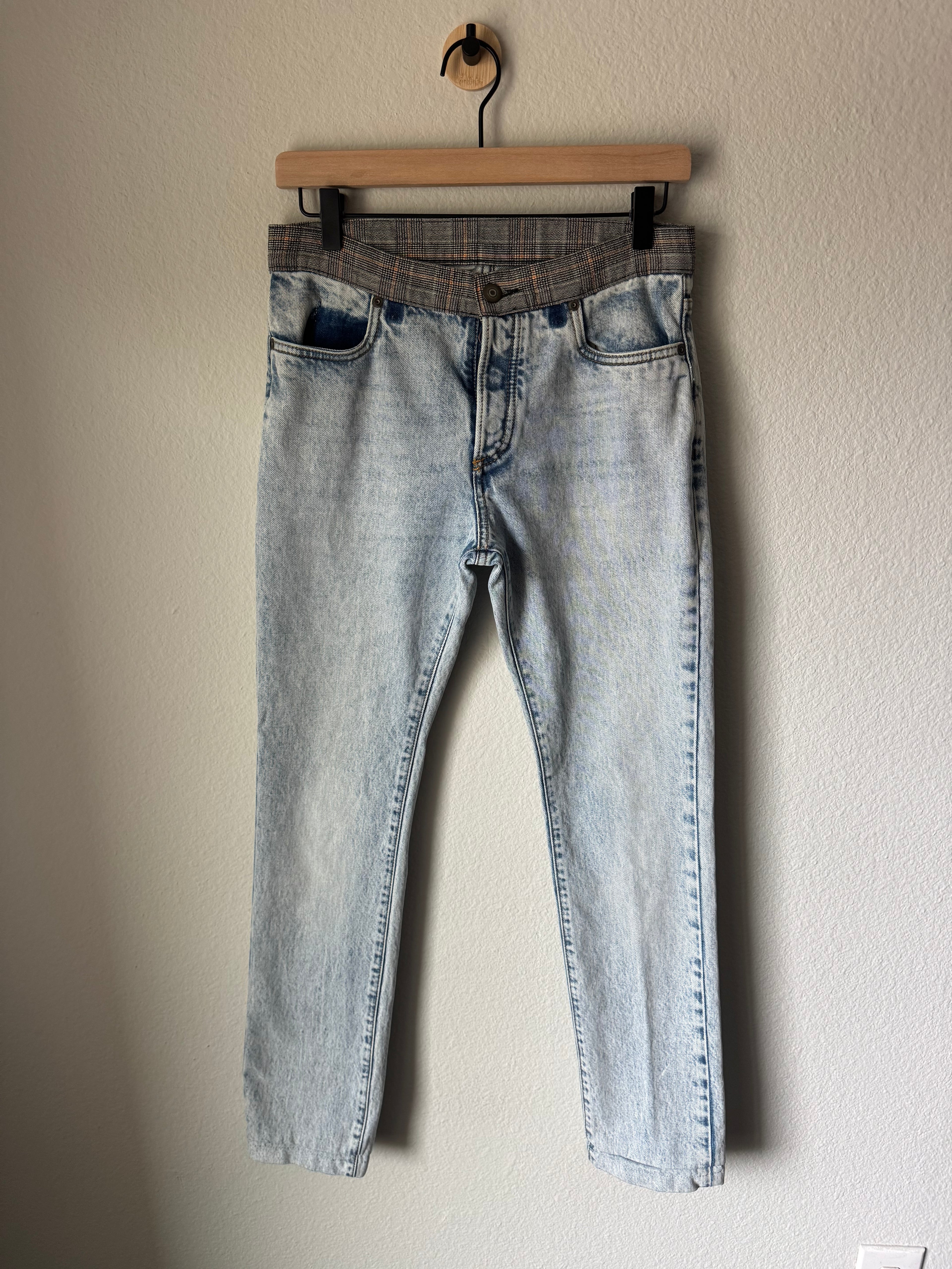 Maison Margiela Plaid Waist Re-edition Denim 30