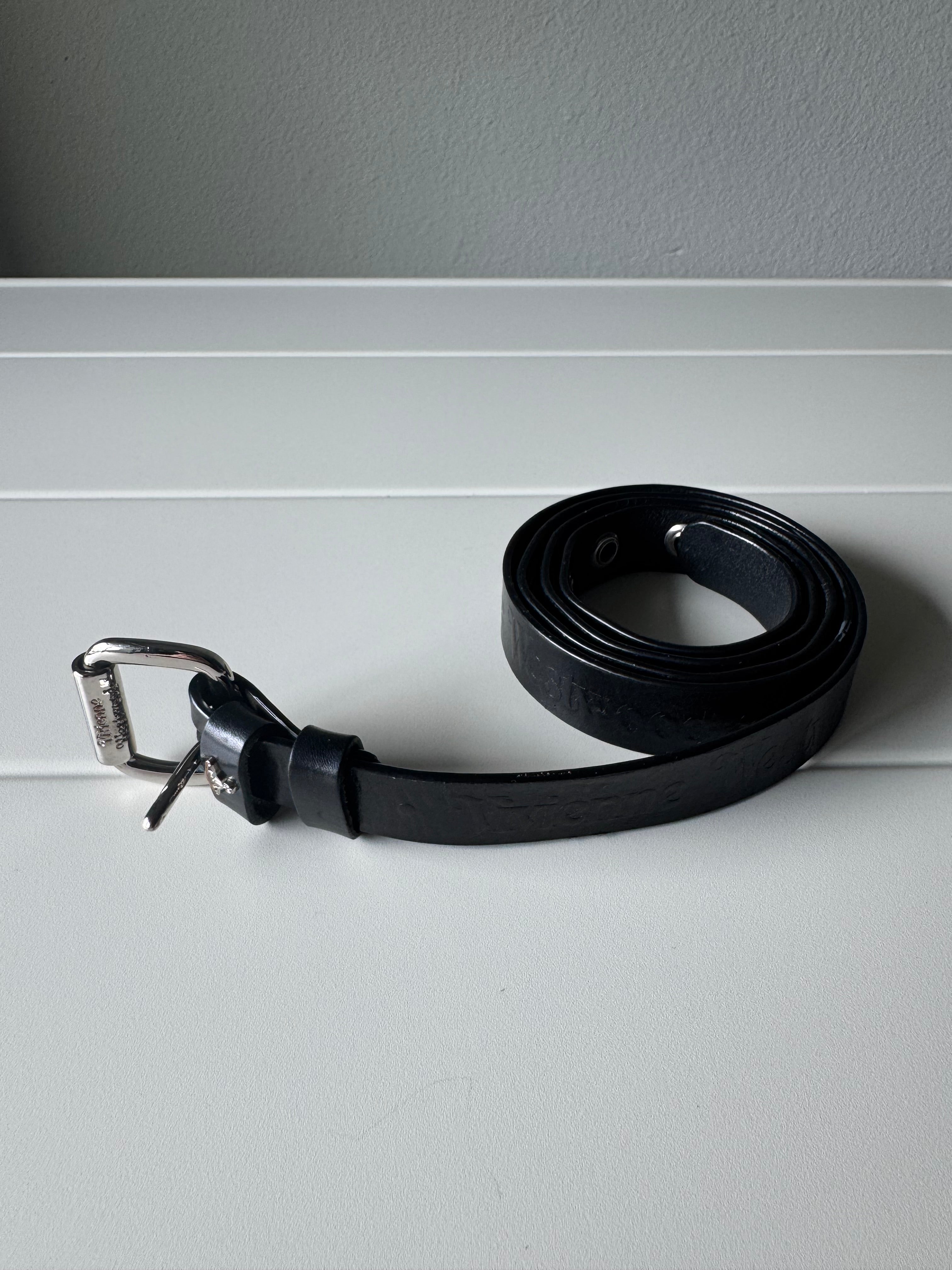 Vivienne Westwood Women’s Carolina Black Leather Belt