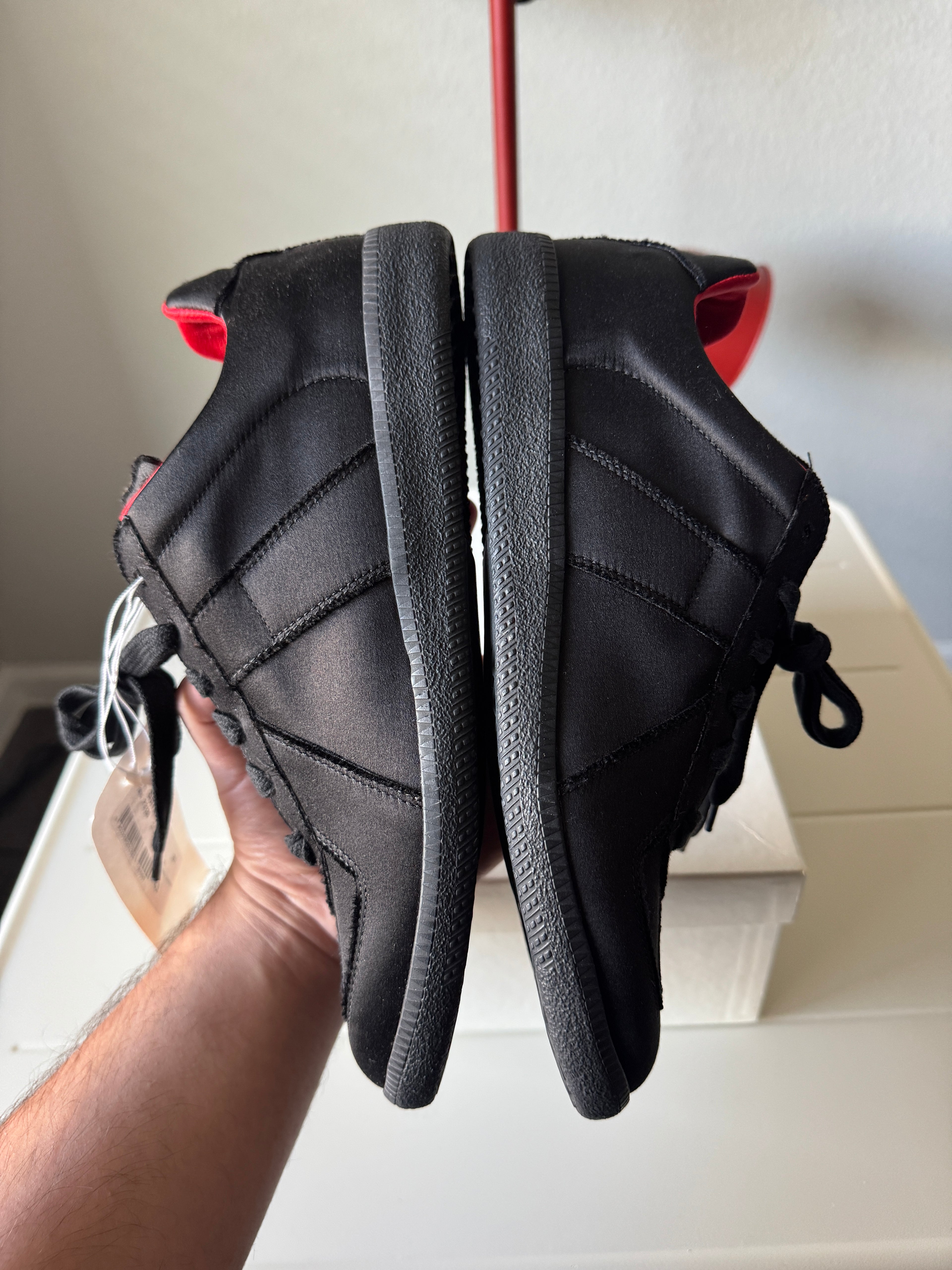 Maison Margiela Satin Black Gats 43/10