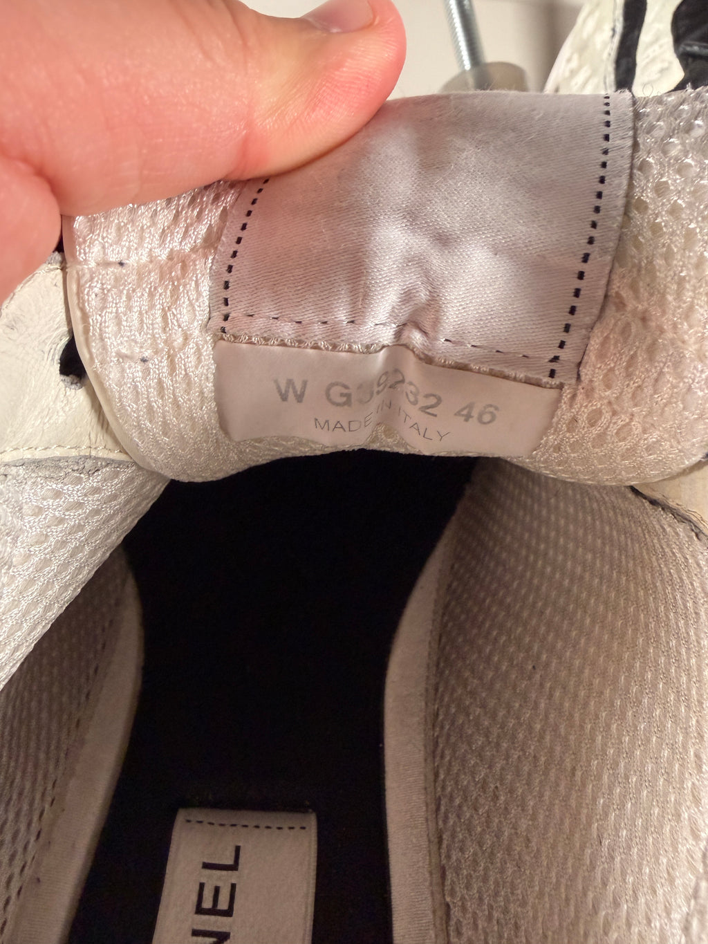 Chanel CC Monogram Suede Runner 46/13