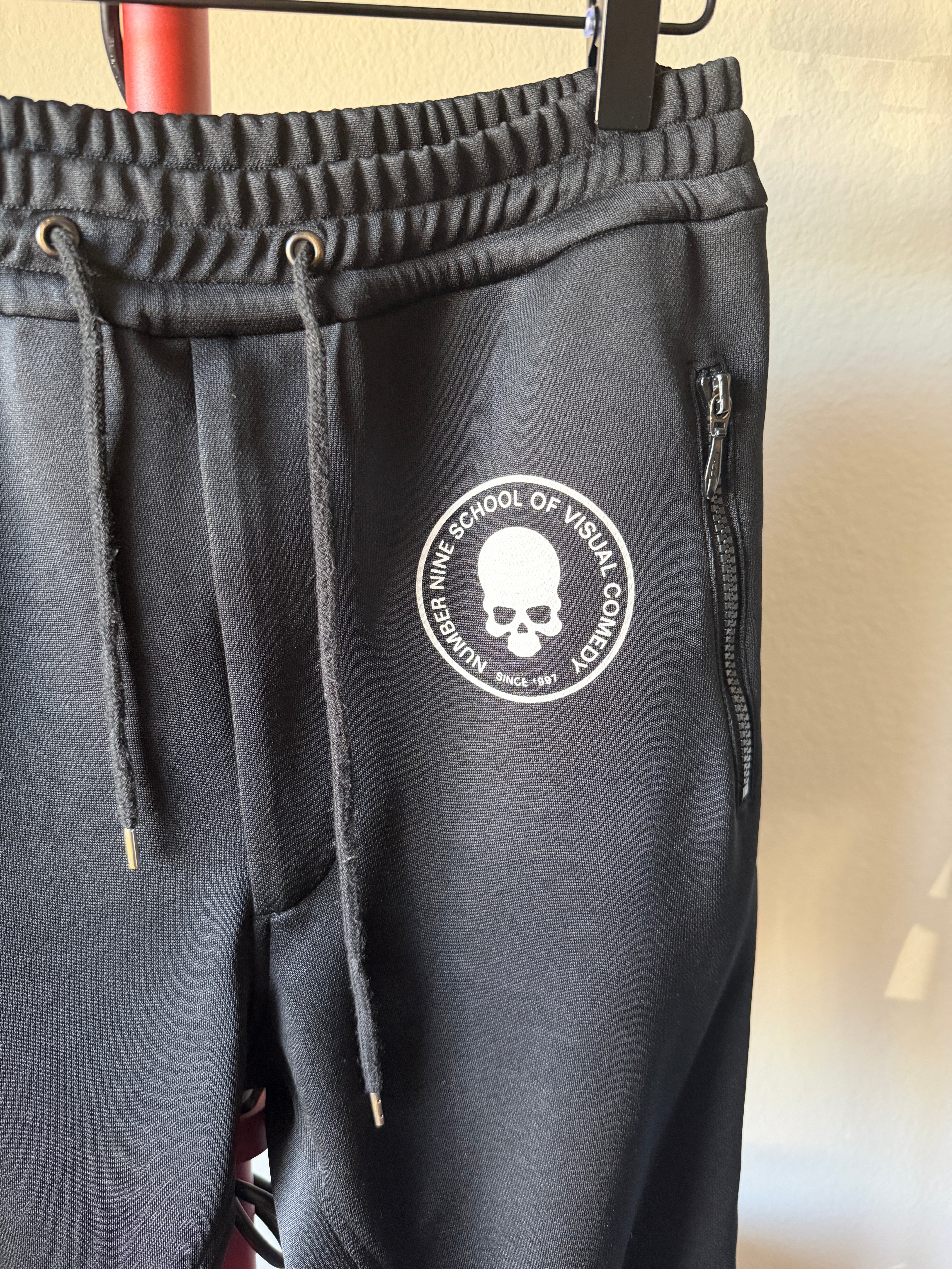 Number (N)ine SS01 School of Visual Comedy Track pants