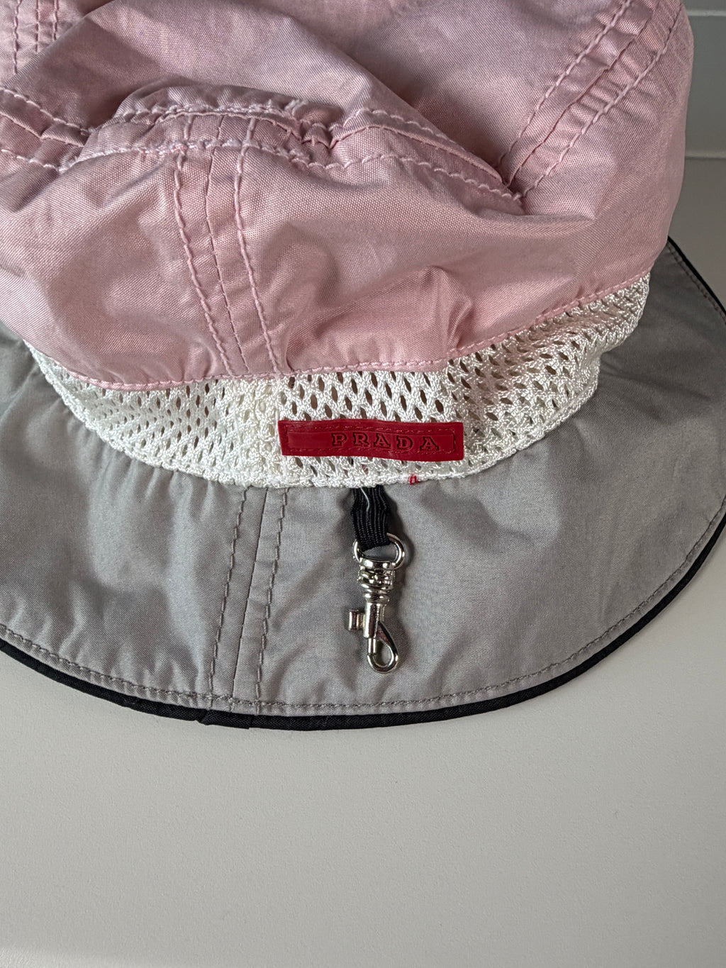 Prada Vintage Pink Fisherman Bucket Hat M