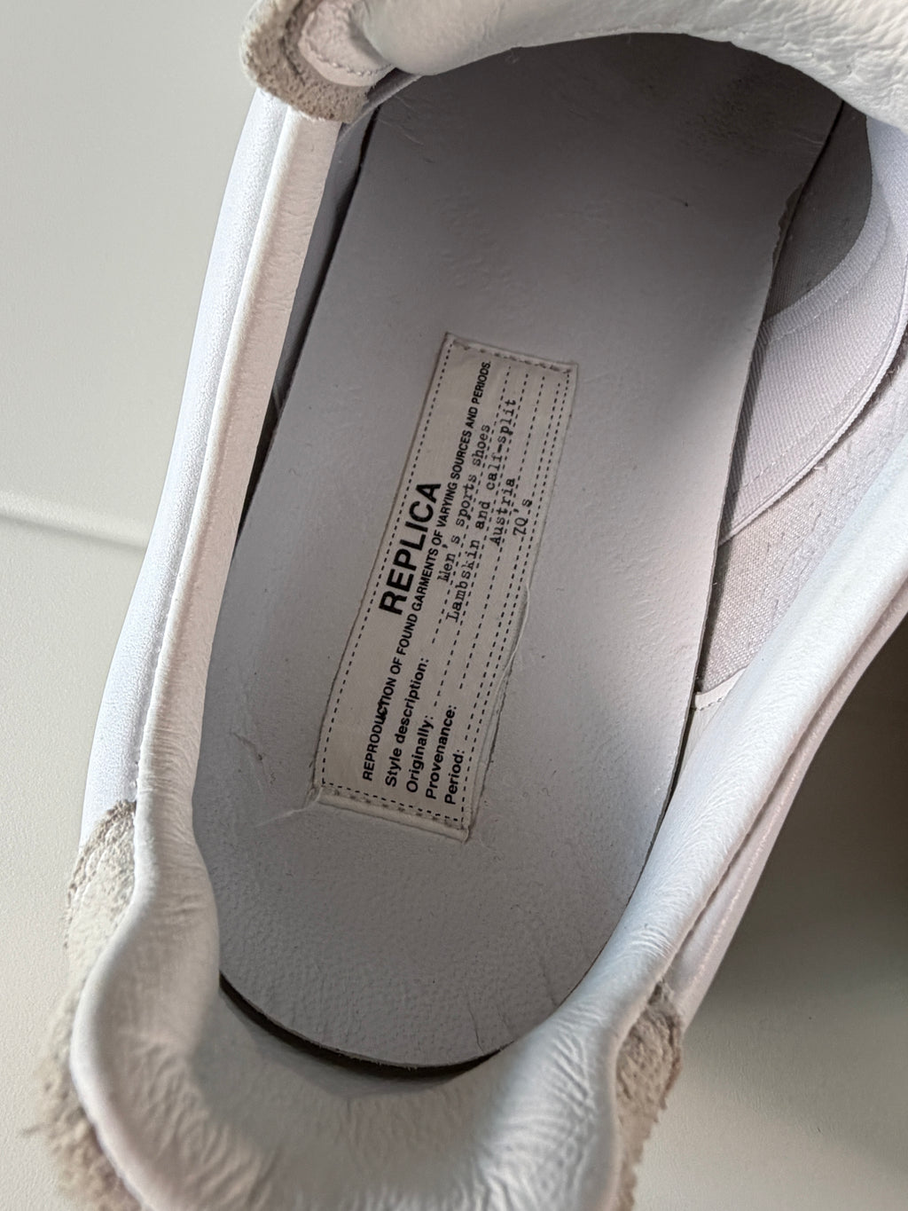 Maison Margiela Triple White Gats 41/8