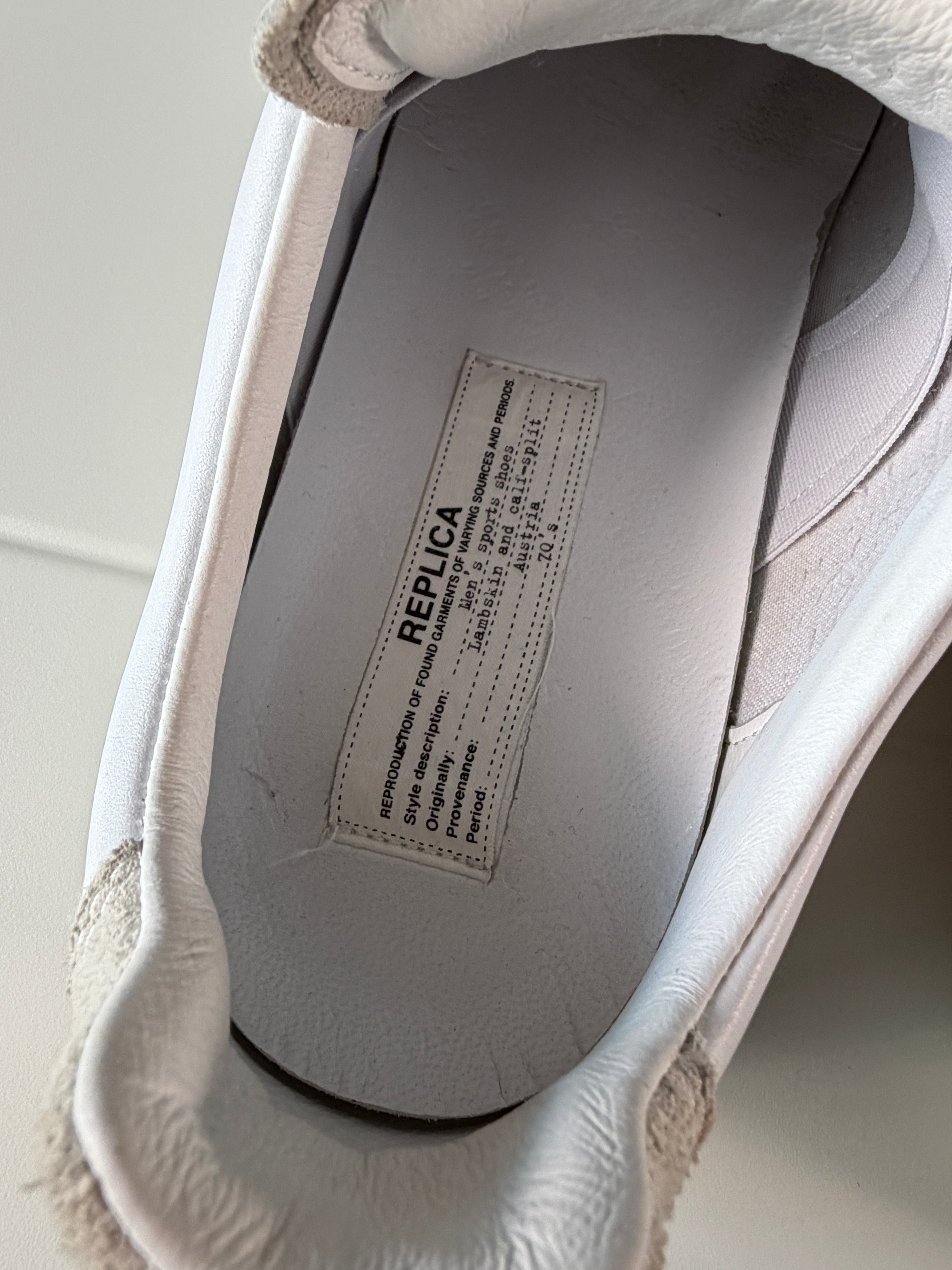 Maison Margiela Triple White Gats 41/8