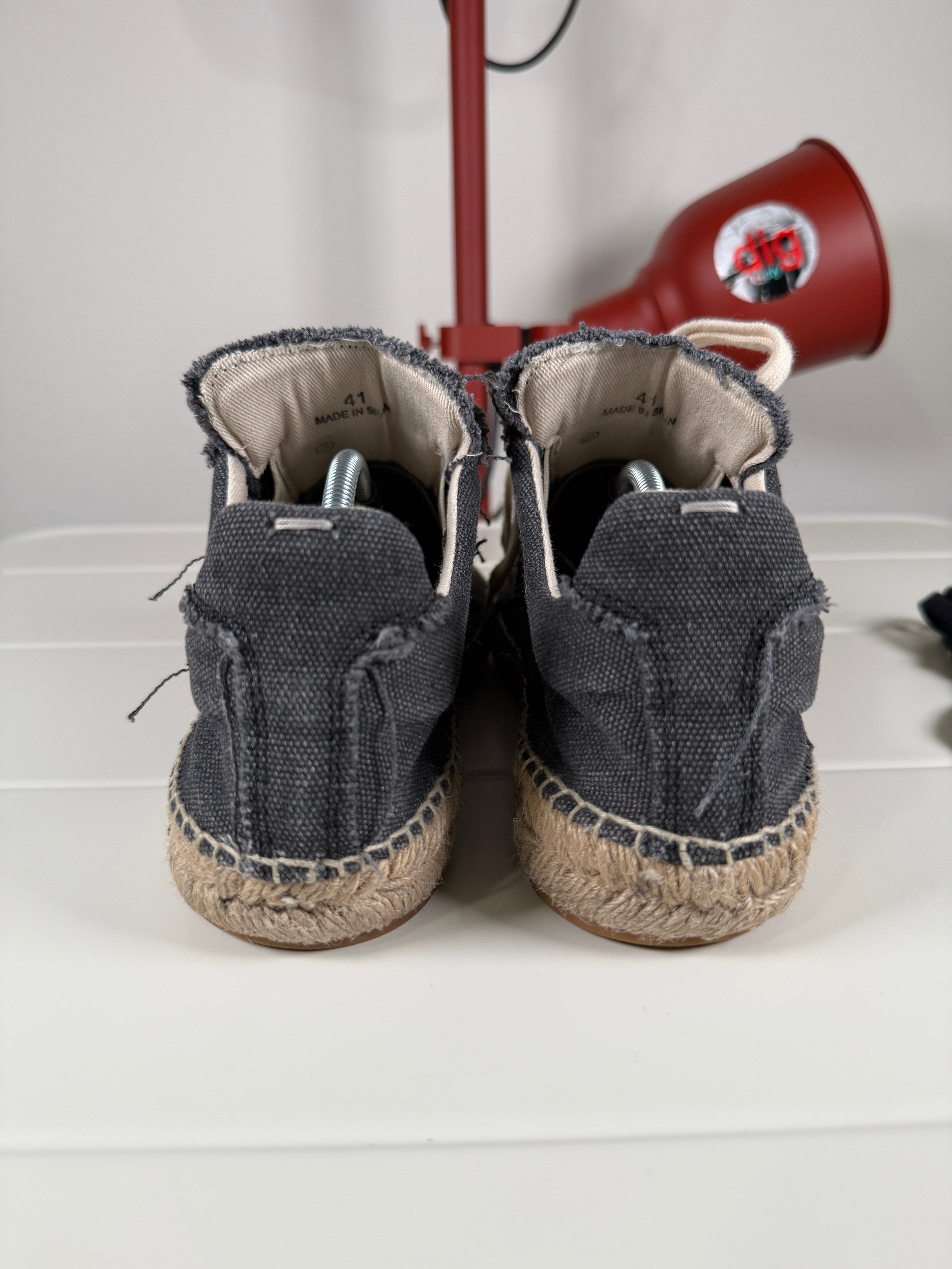 Maison Margiela Black Espadrille Gats 41/8