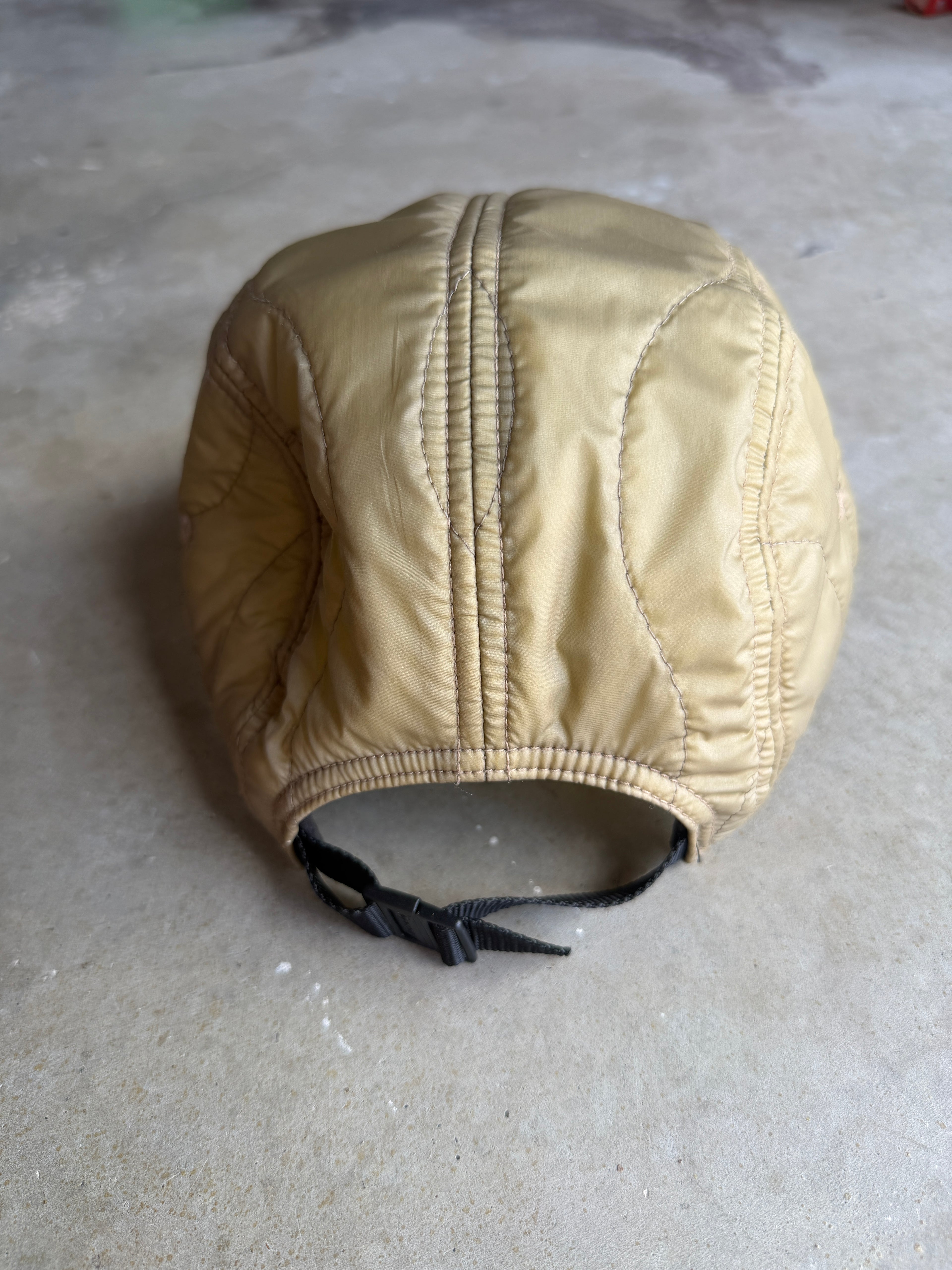Supreme Olive Quilted Camp Cap